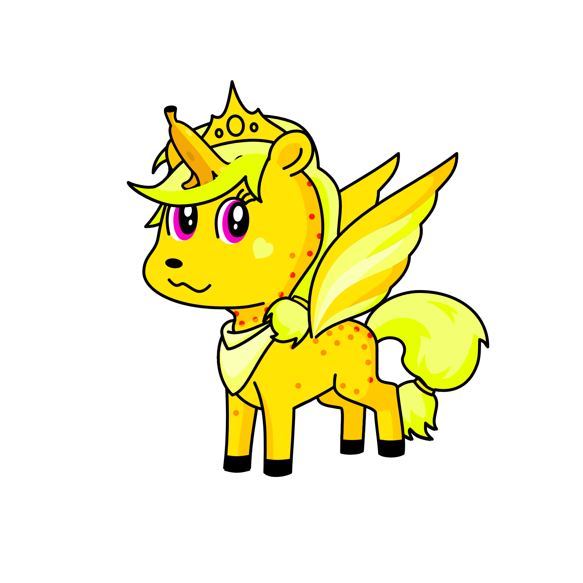 banana girl, the unicorn