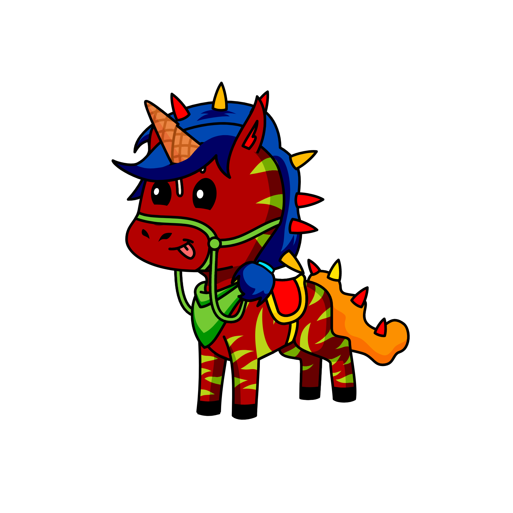 Jippy, the unicorn
