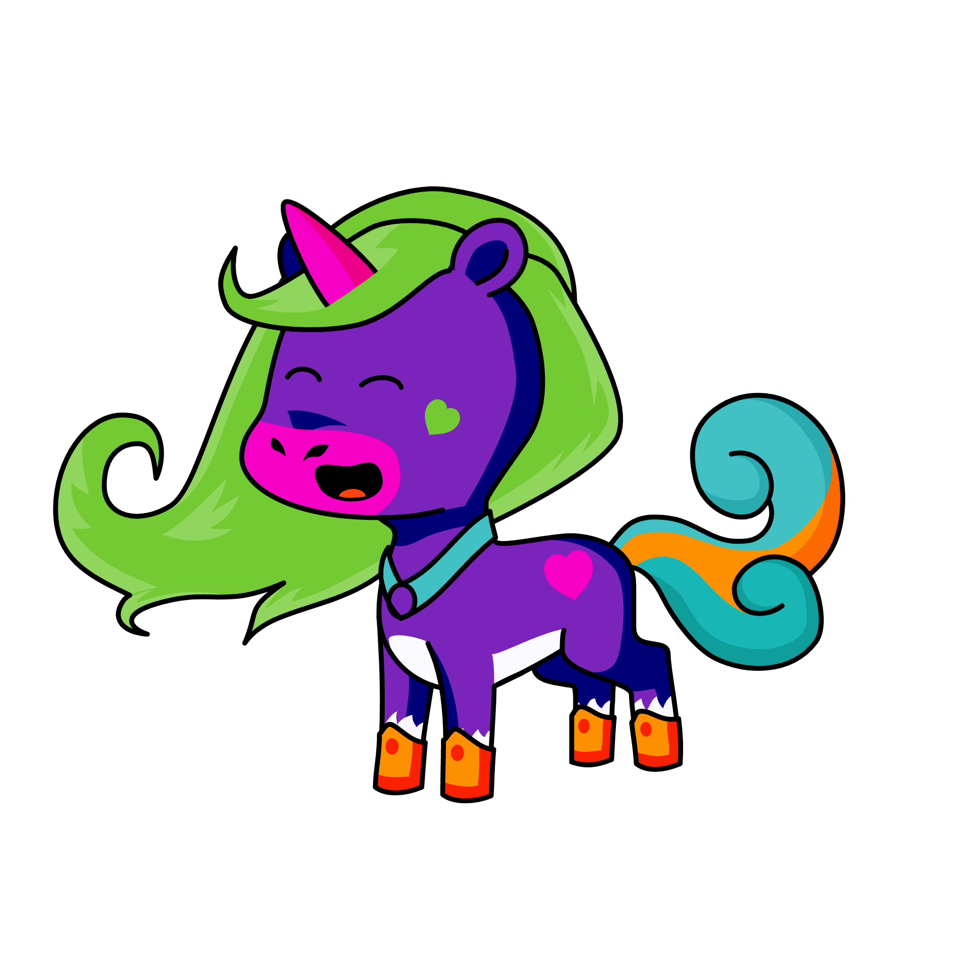 Celebrate, the unicorn