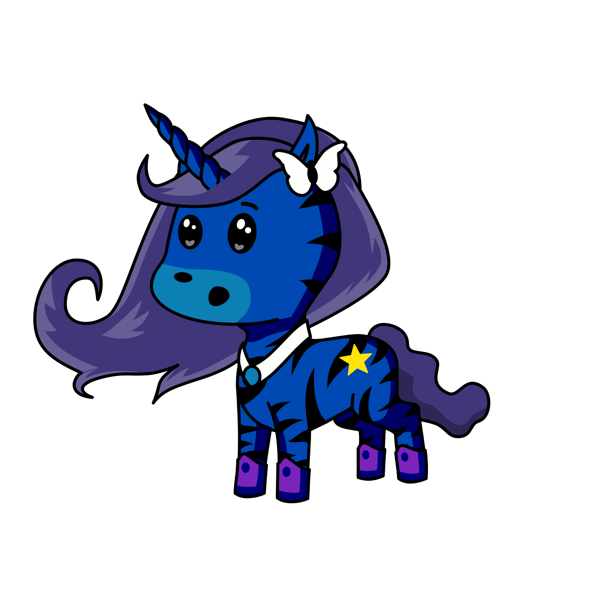 Midnight-Moon, the unicorn