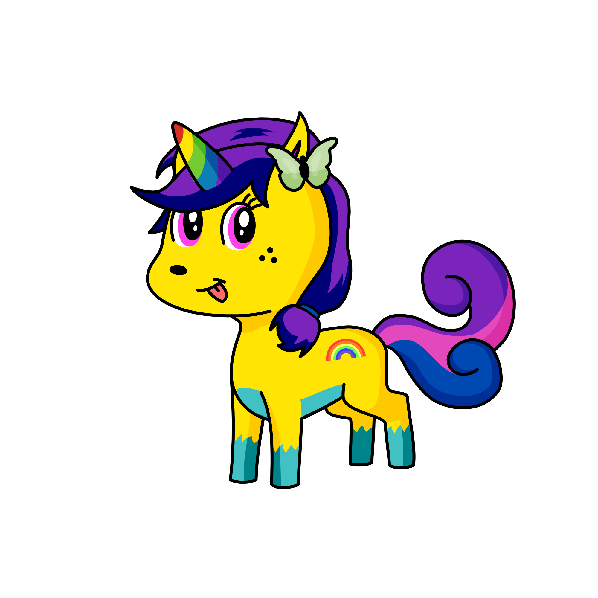 flufy, the unicorn