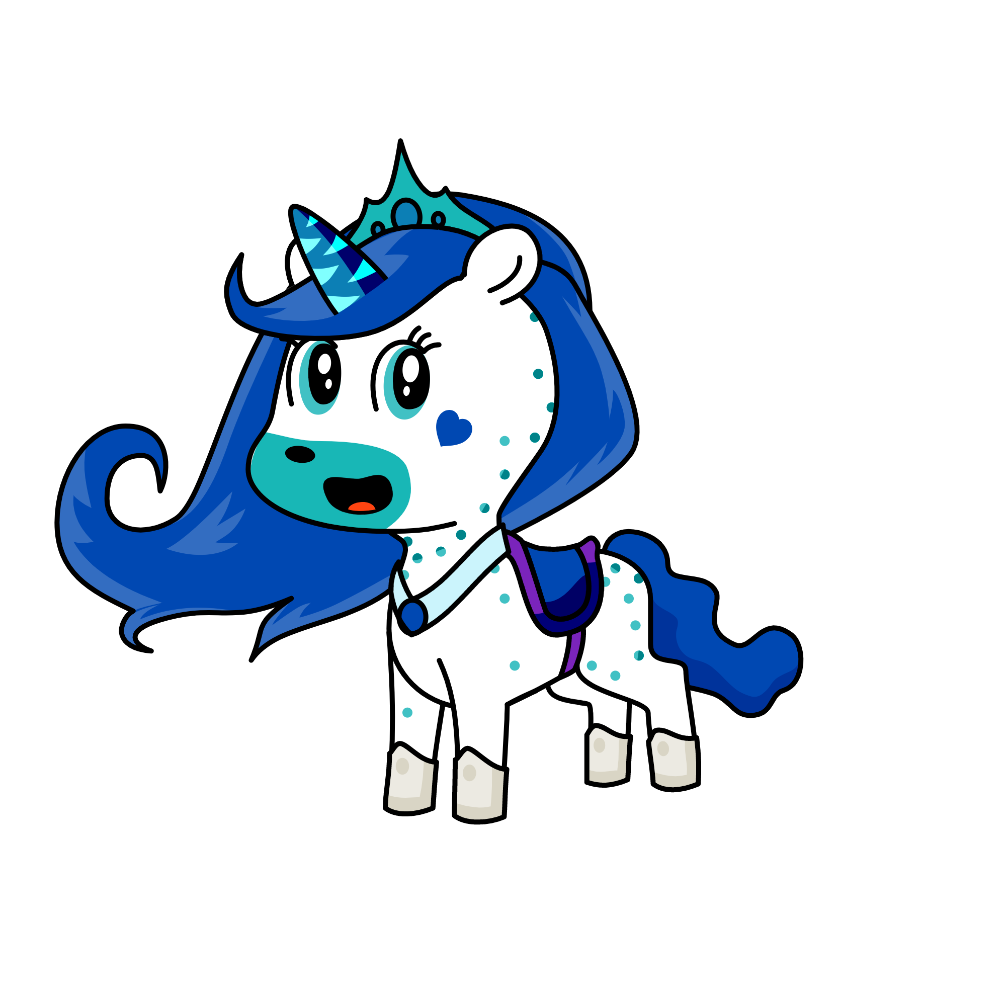 Snowy, the unicorn
