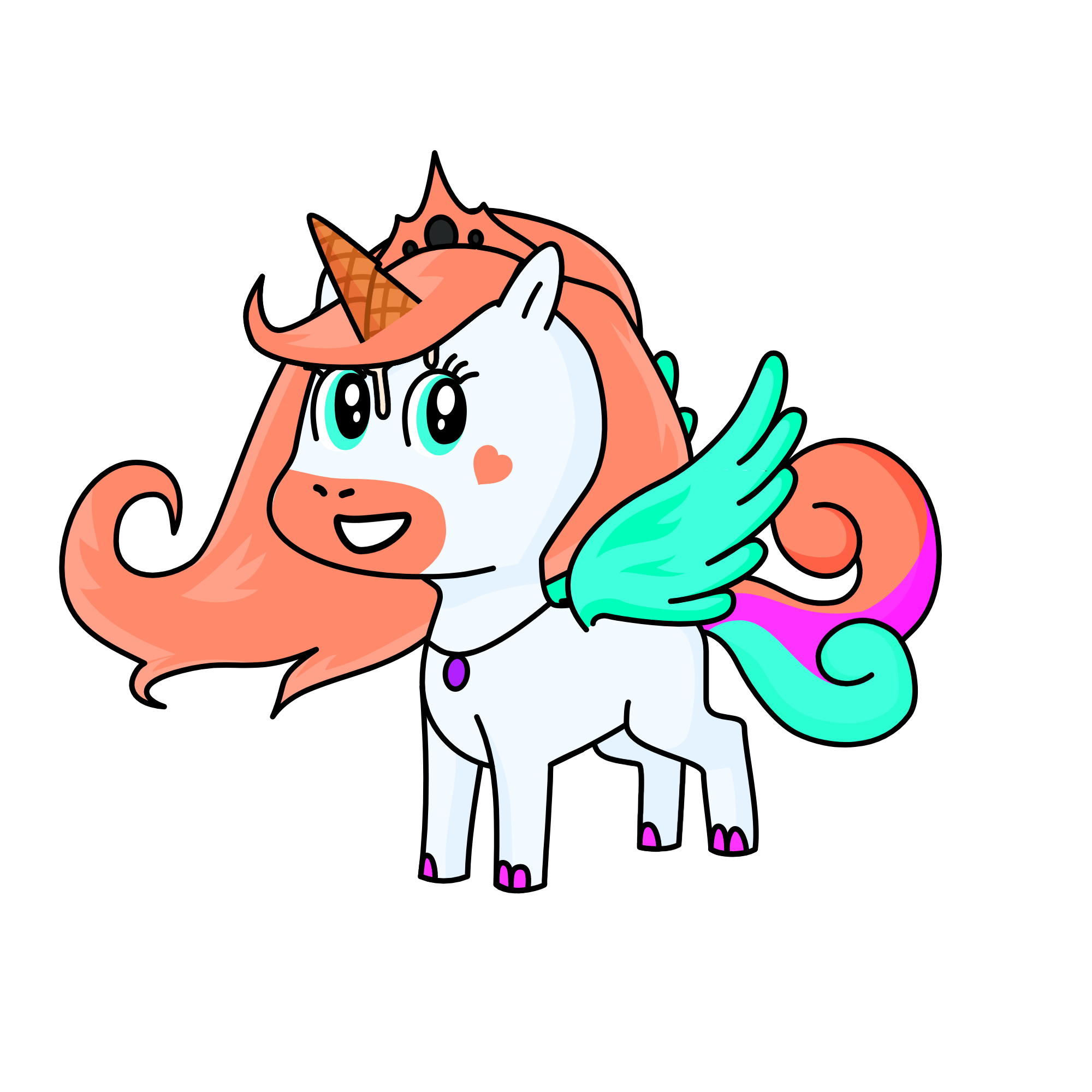icecream, the unicorn