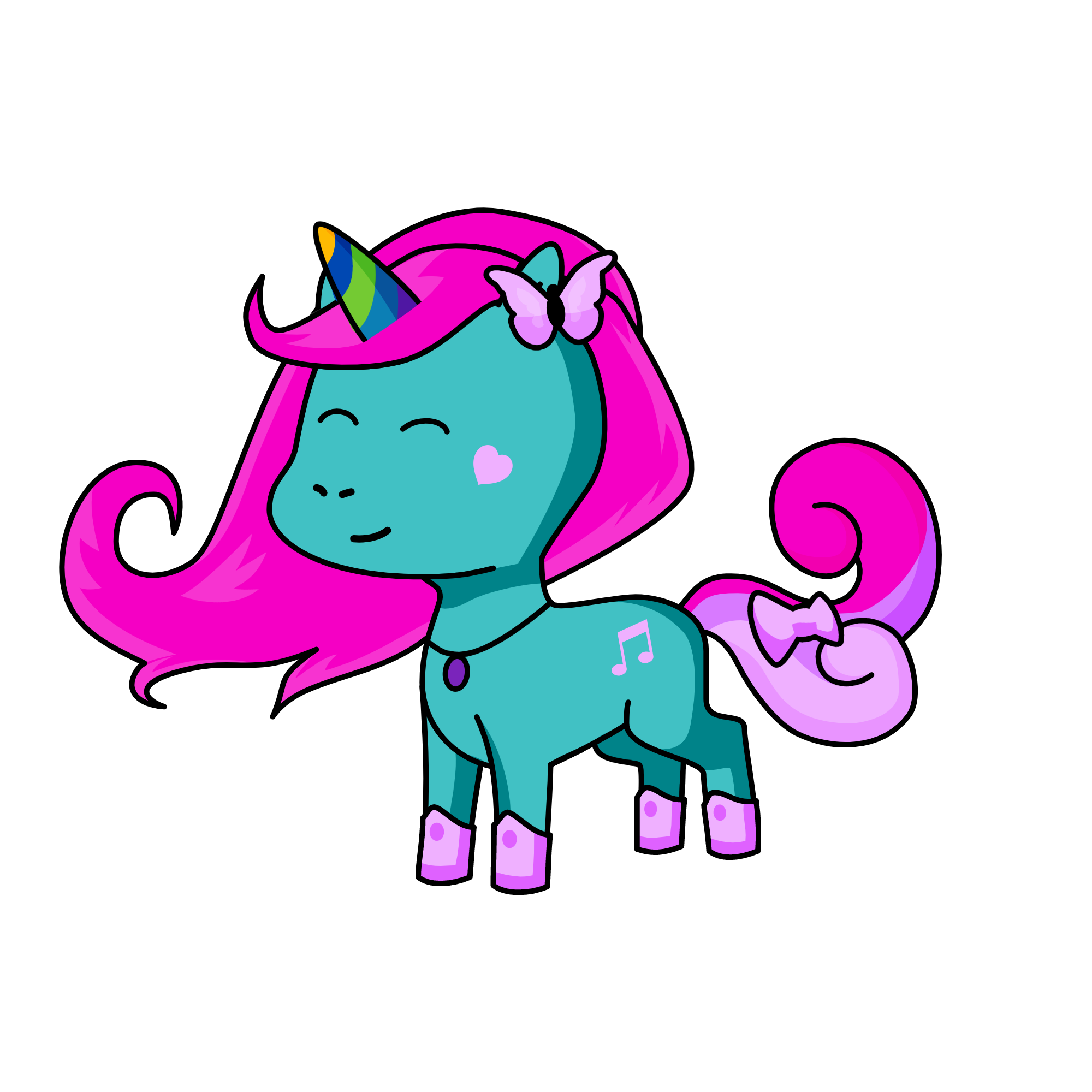 Glory, the unicorn
