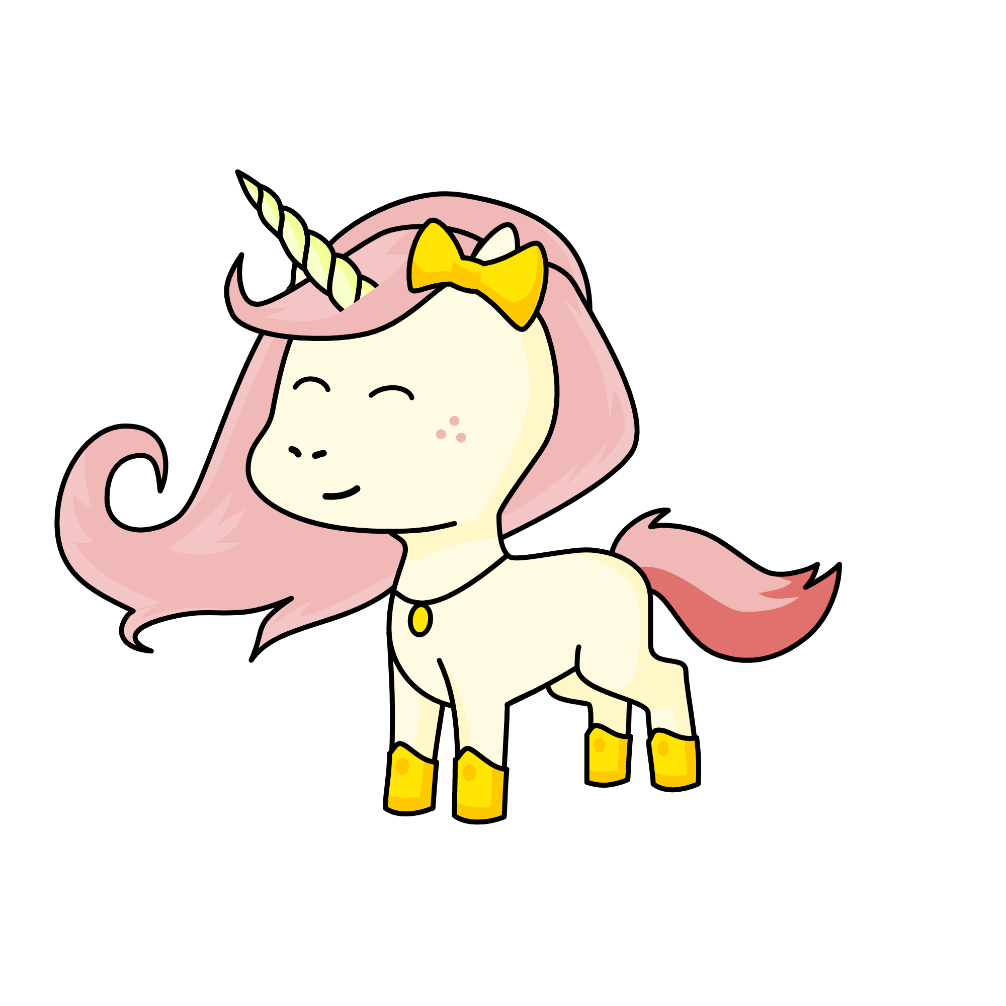 Pinky, the unicorn