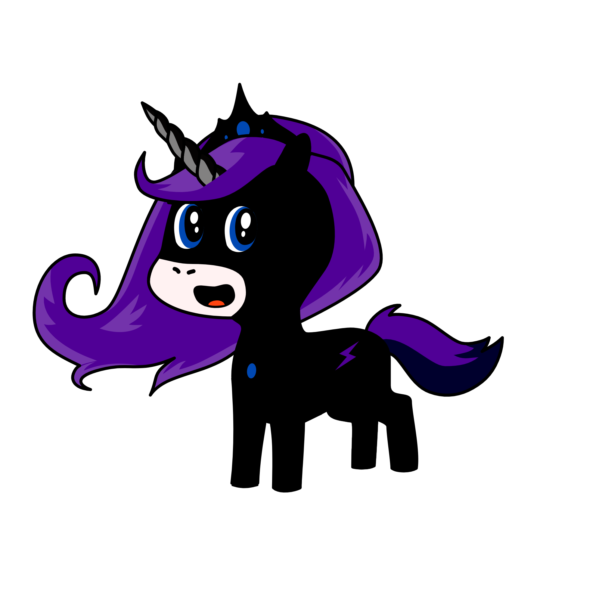 Midnight, the unicorn