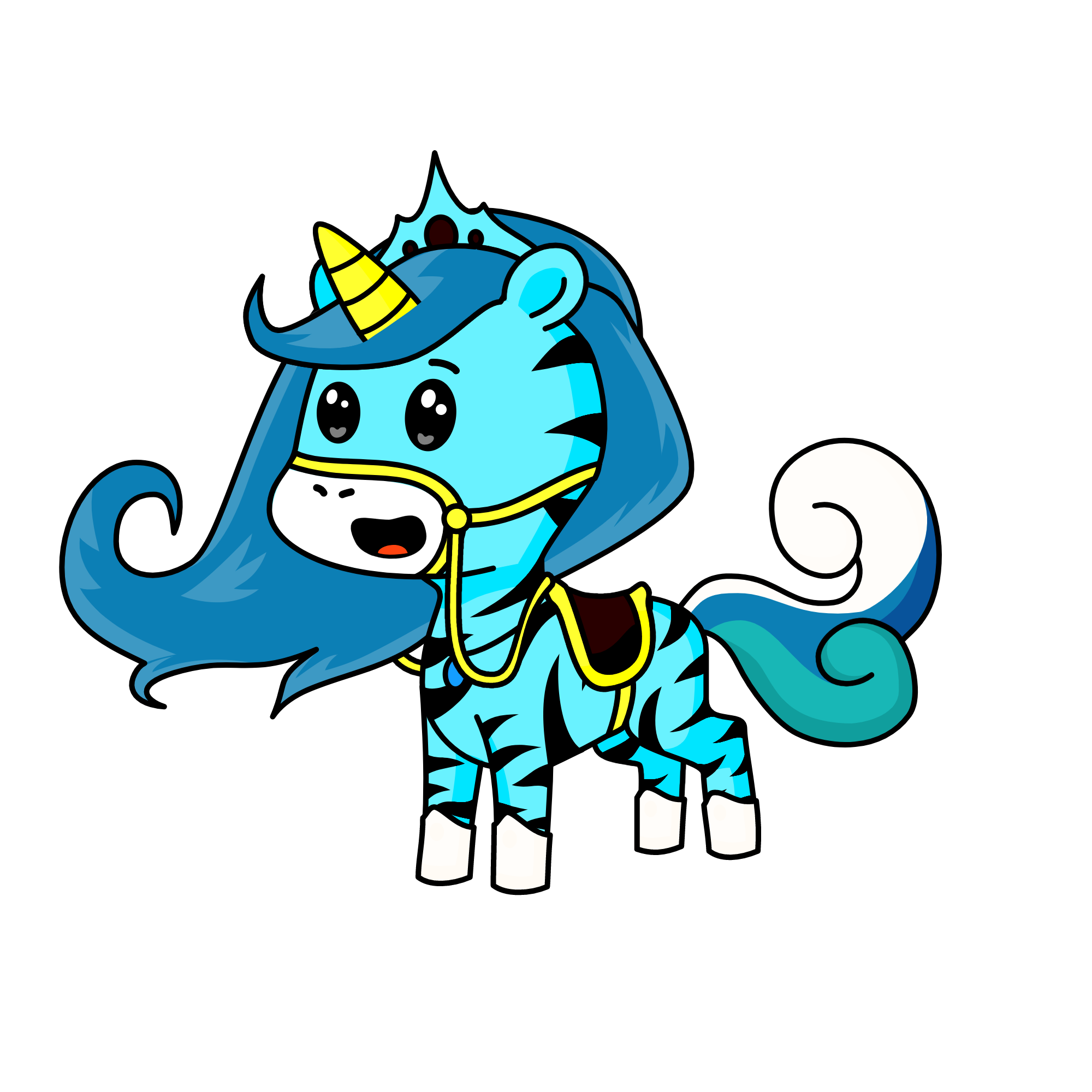 Blue Angel, the unicorn