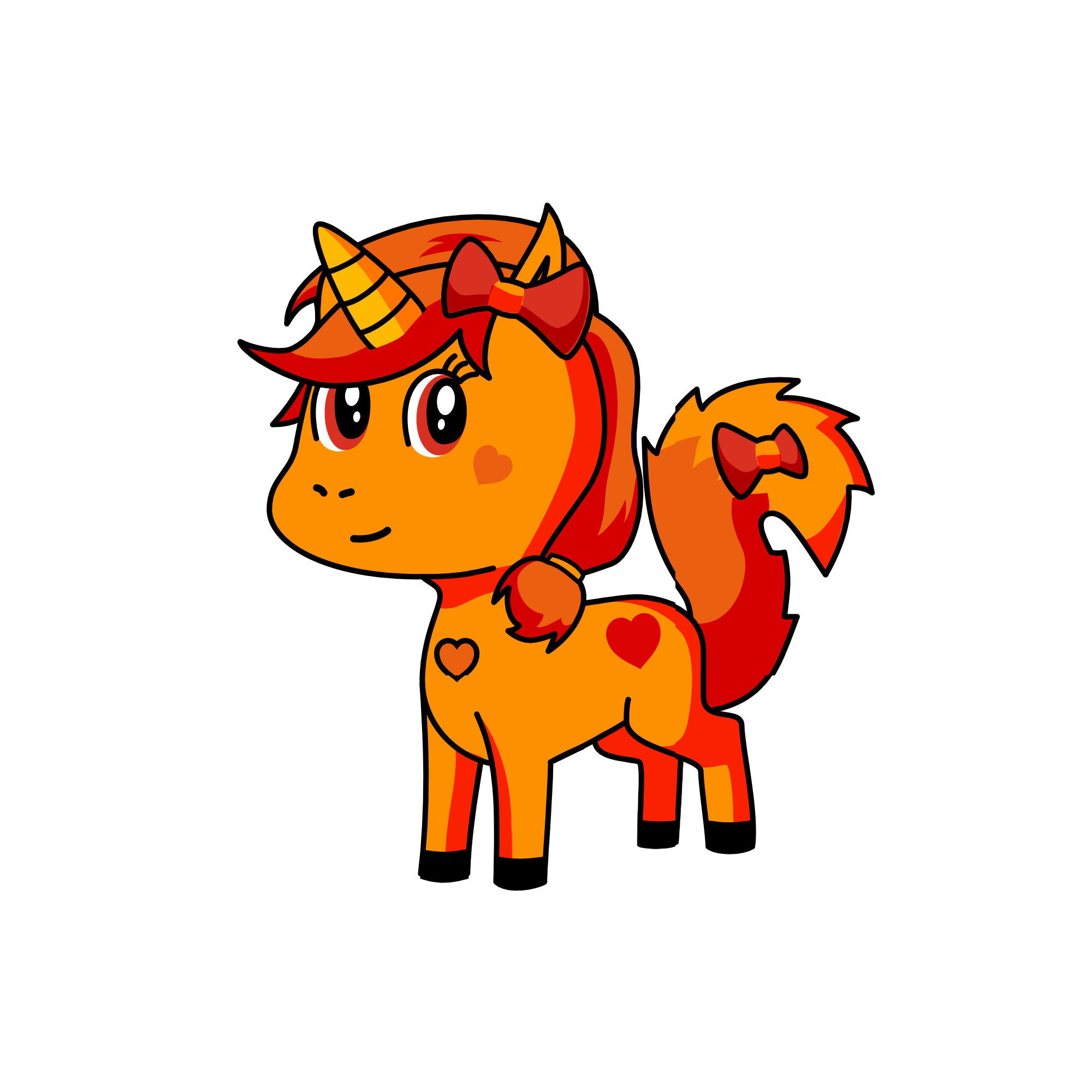 now presenting foxy, the unicorn