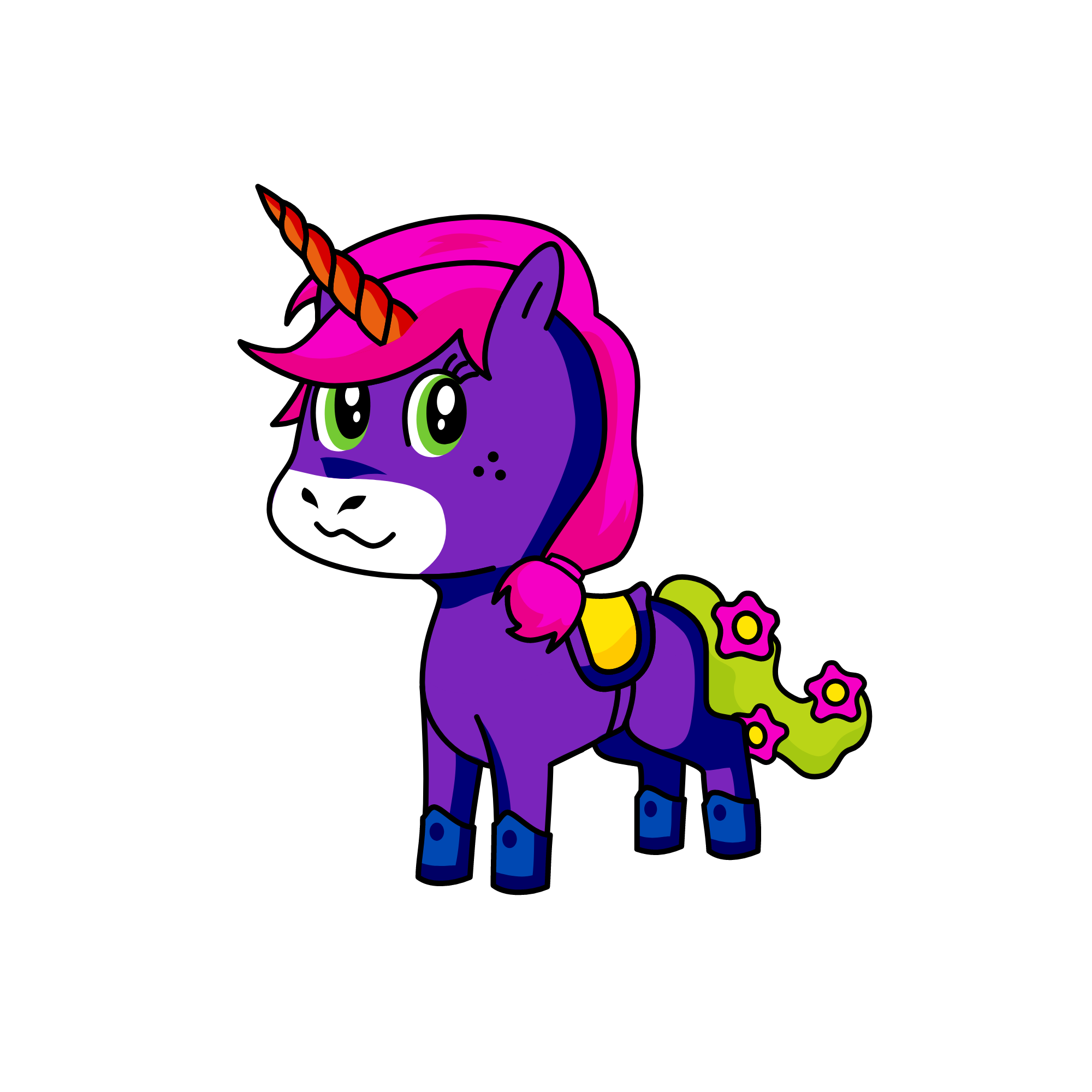 v, the unicorn