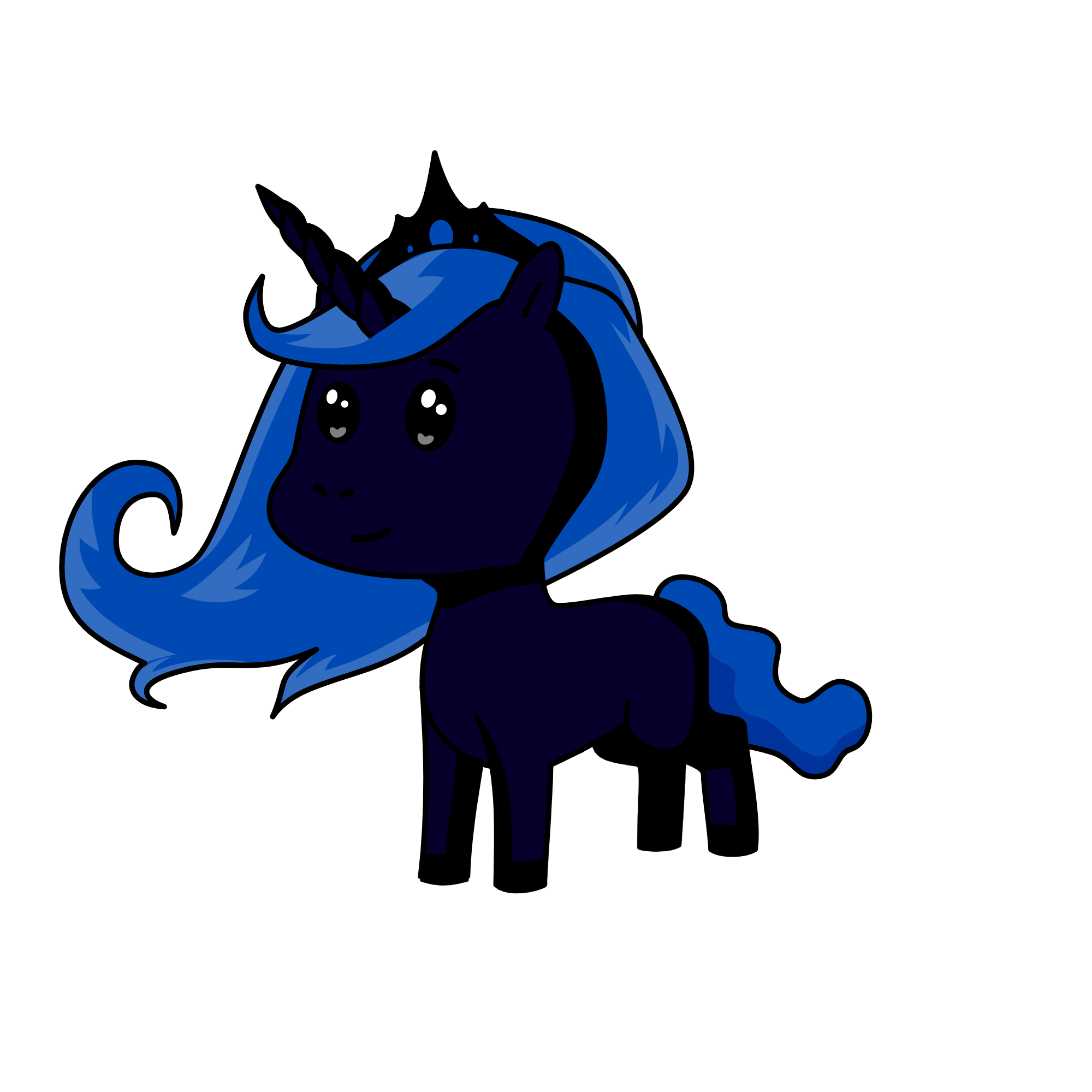 Luna, the unicorn