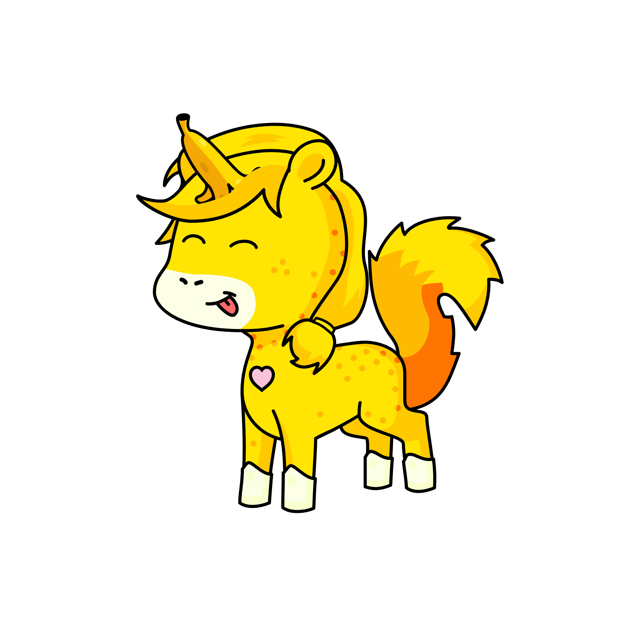 Bananita, the unicorn