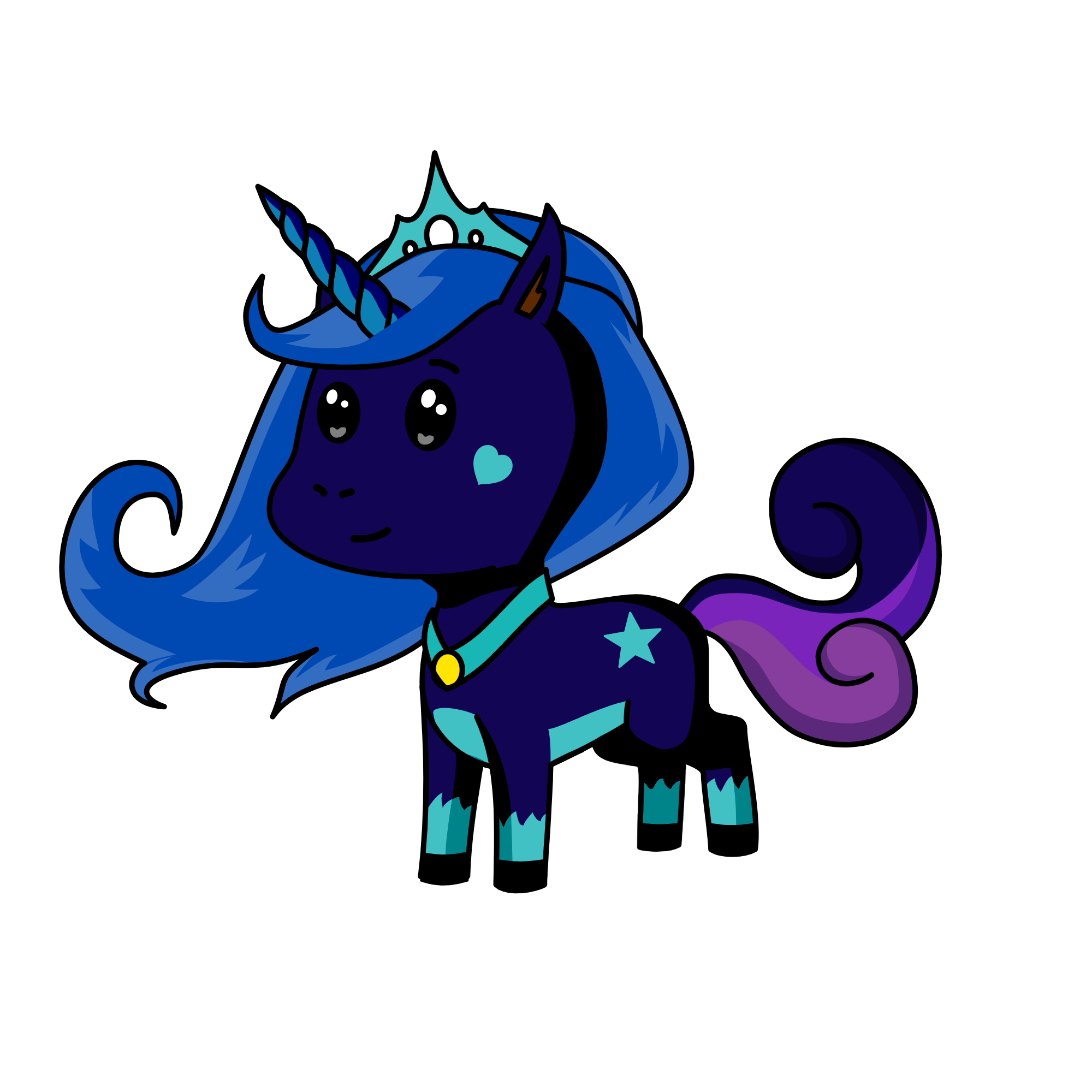 moonlight locks, the unicorn