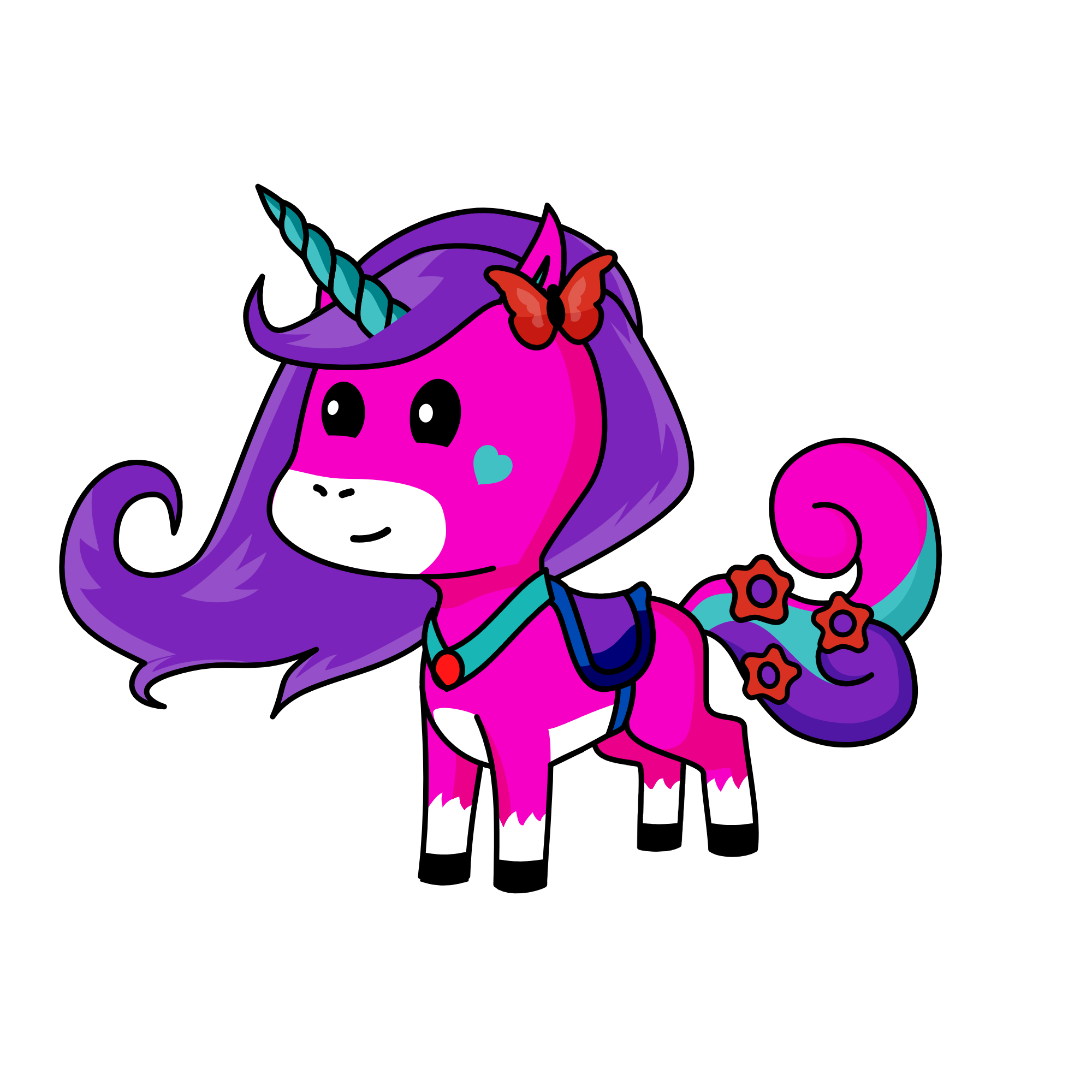 Crystal, the unicorn