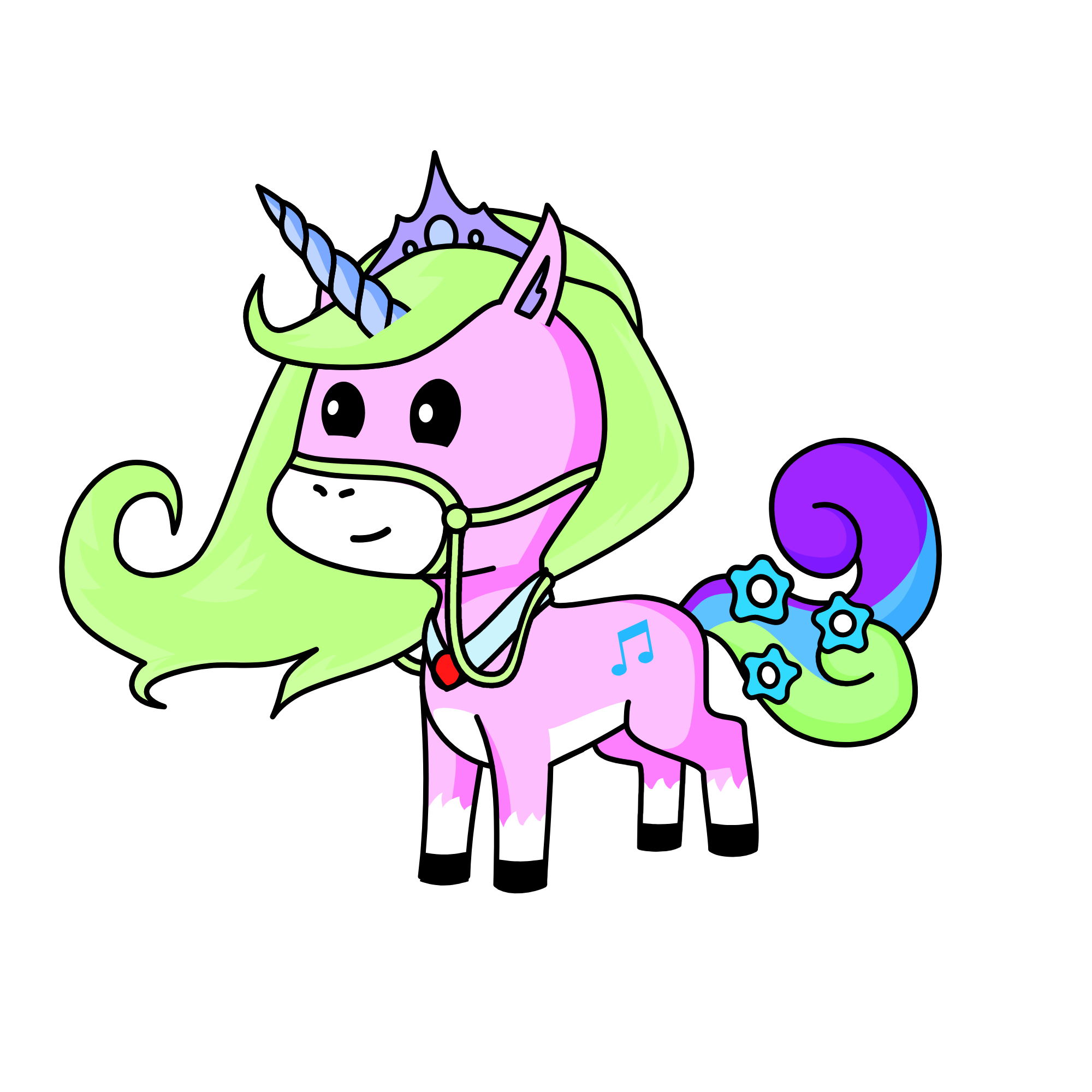 Music, the unicorn