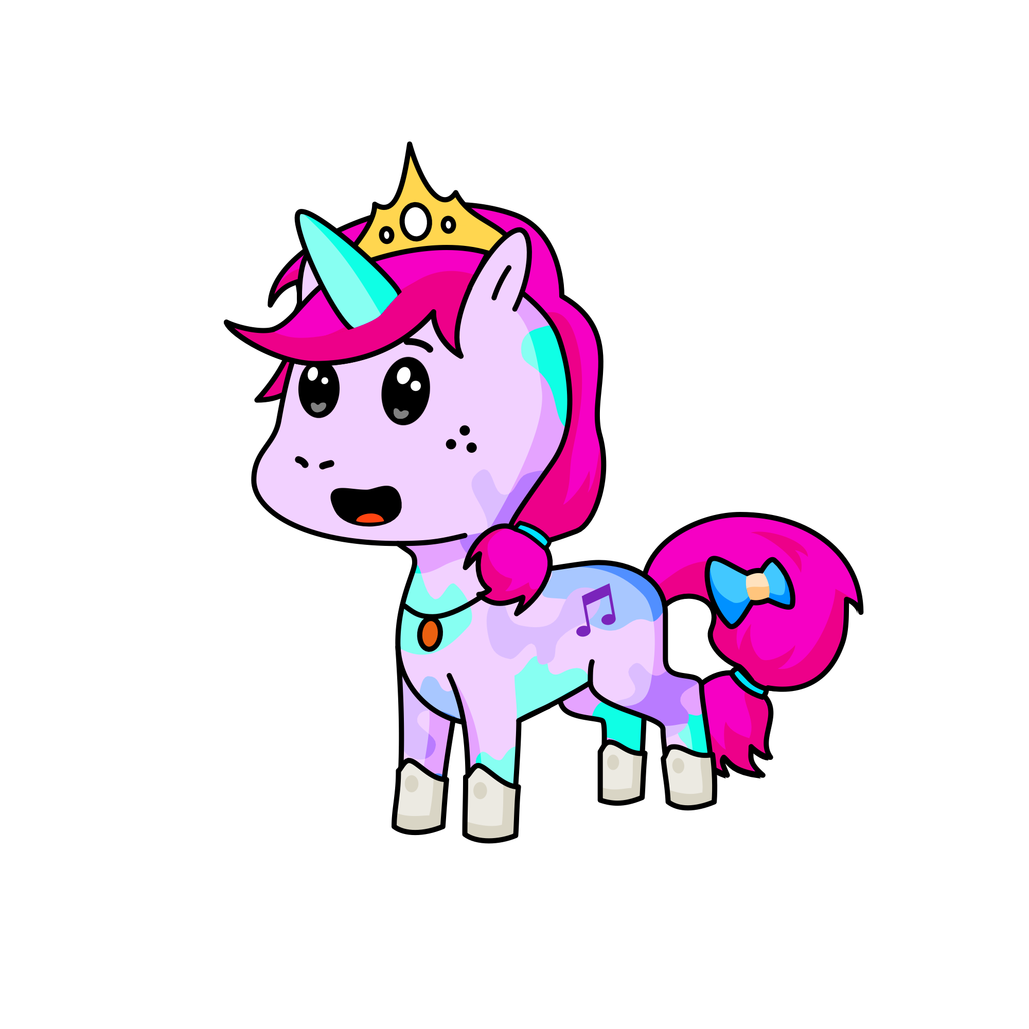 Princess Cotton Candy, the unicorn