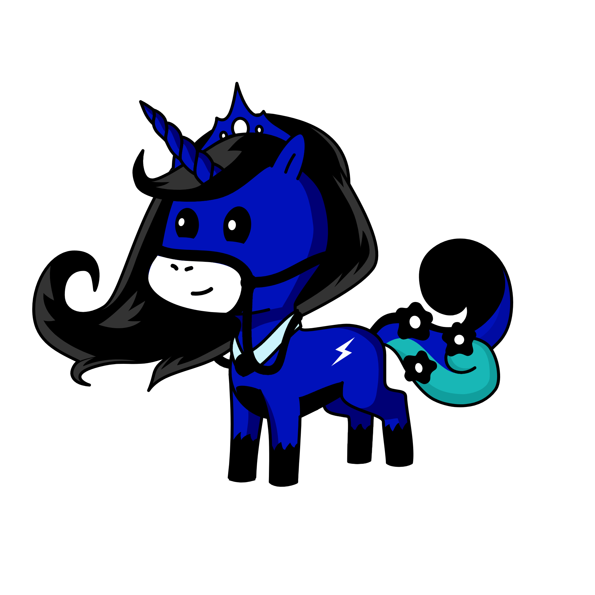 Moonlight, the unicorn