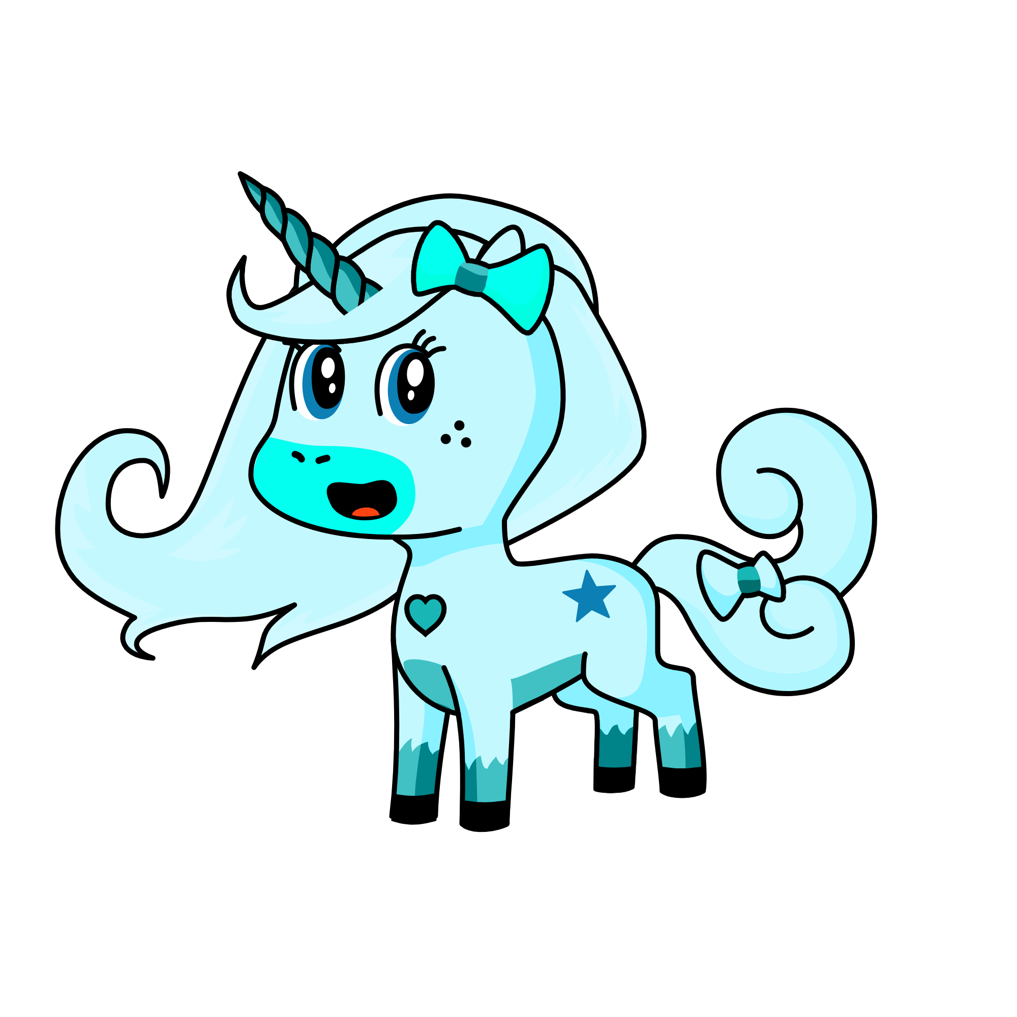 CLOUDY, the unicorn