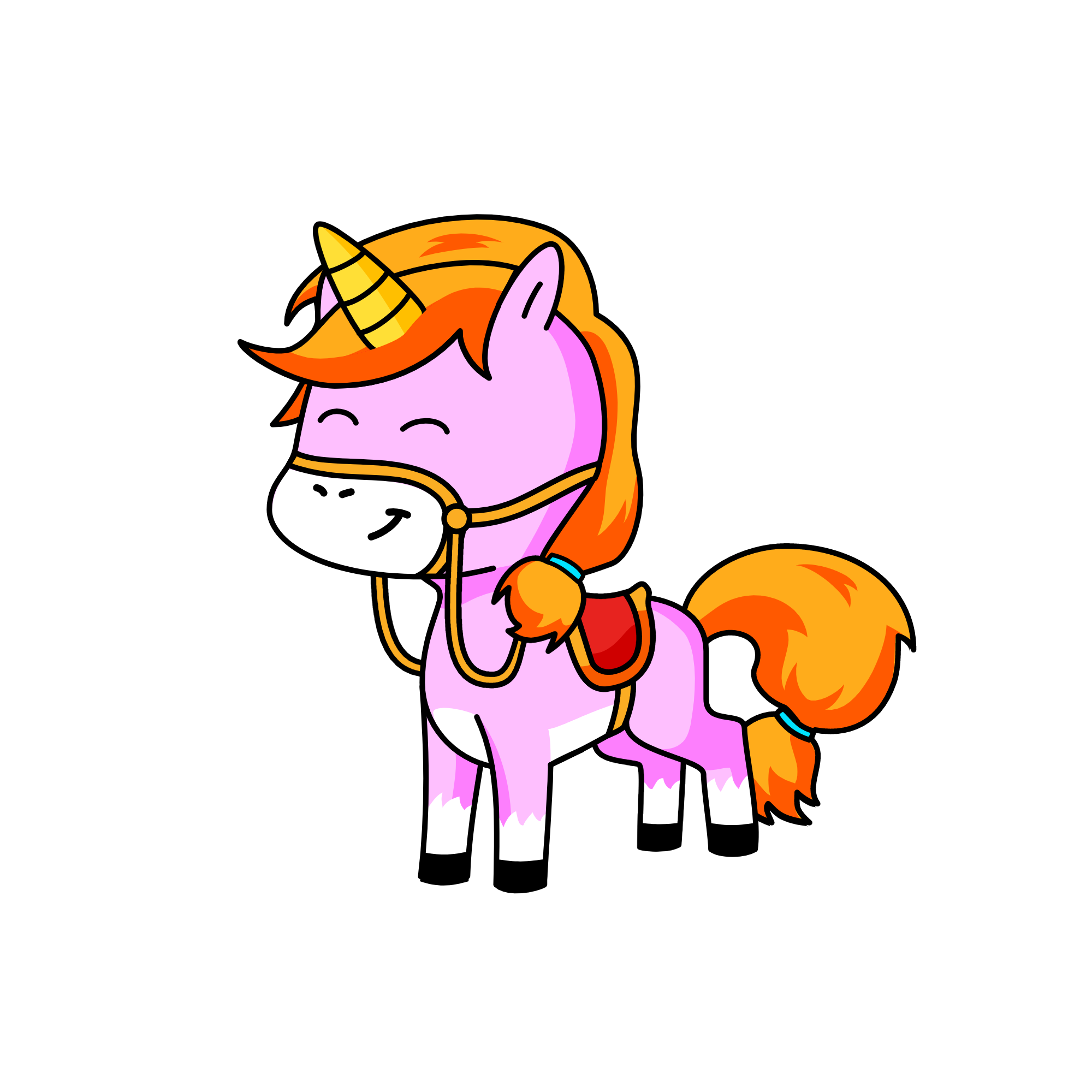 land pony gella, the unicorn