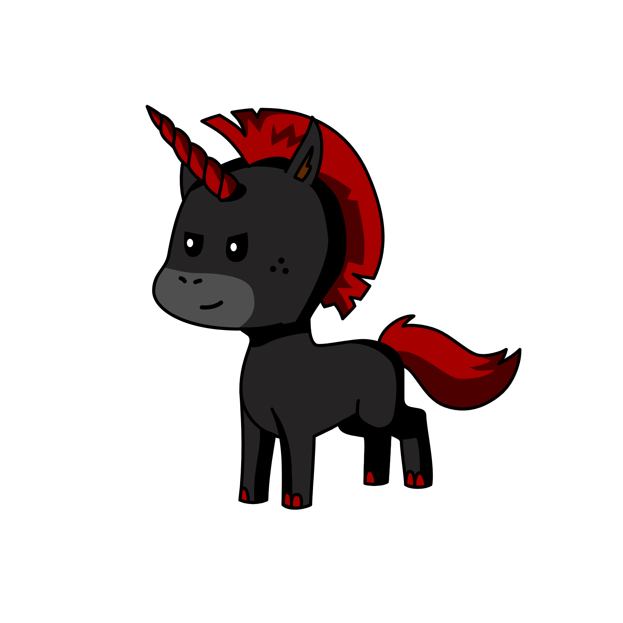 devil, the unicorn