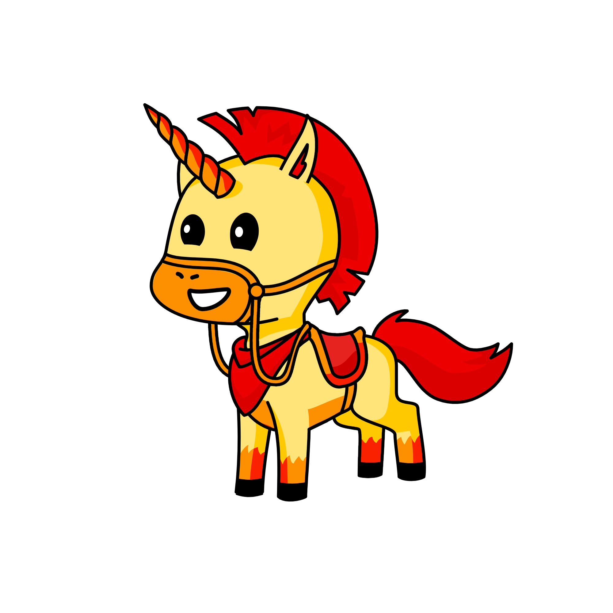 flame, the unicorn