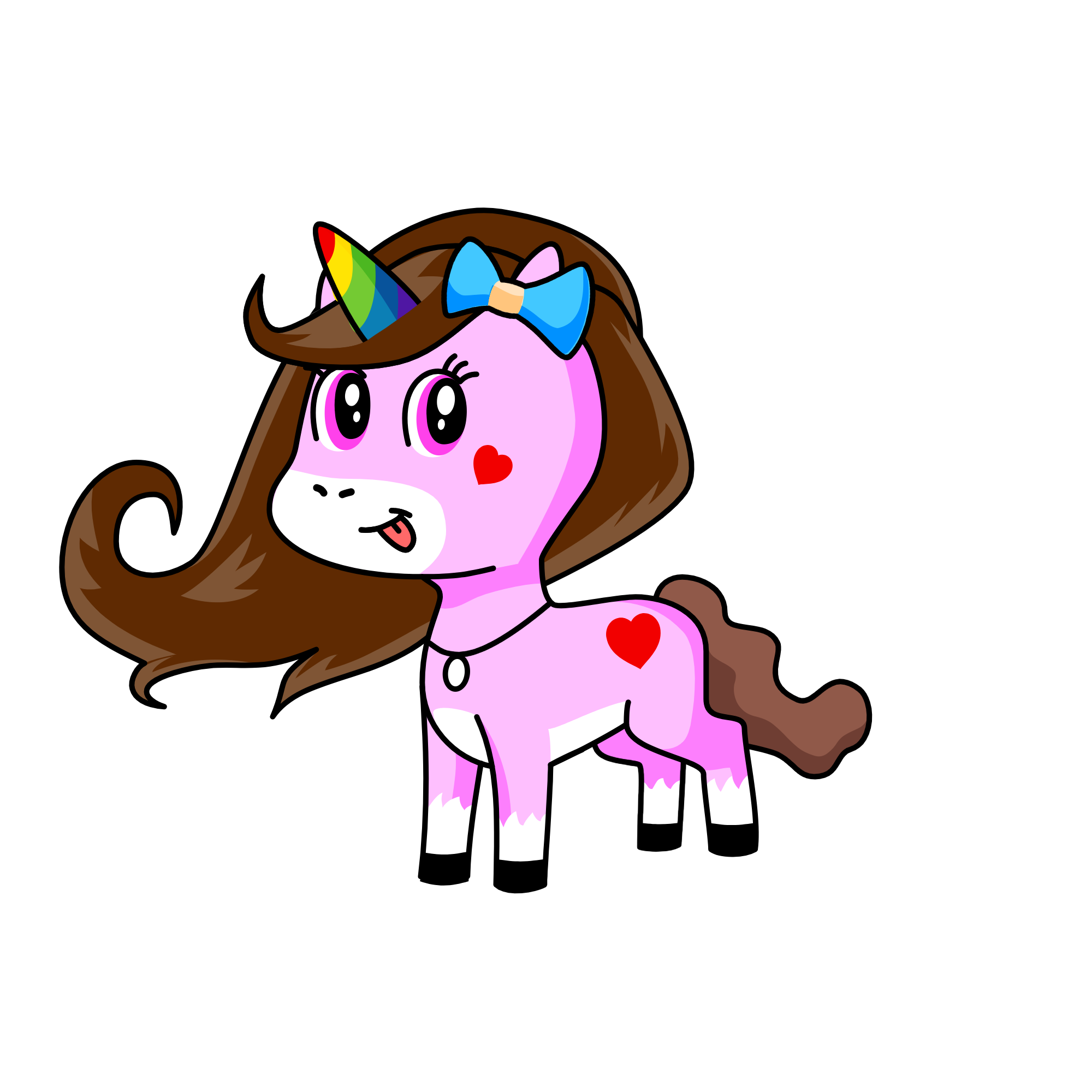pink power, the unicorn