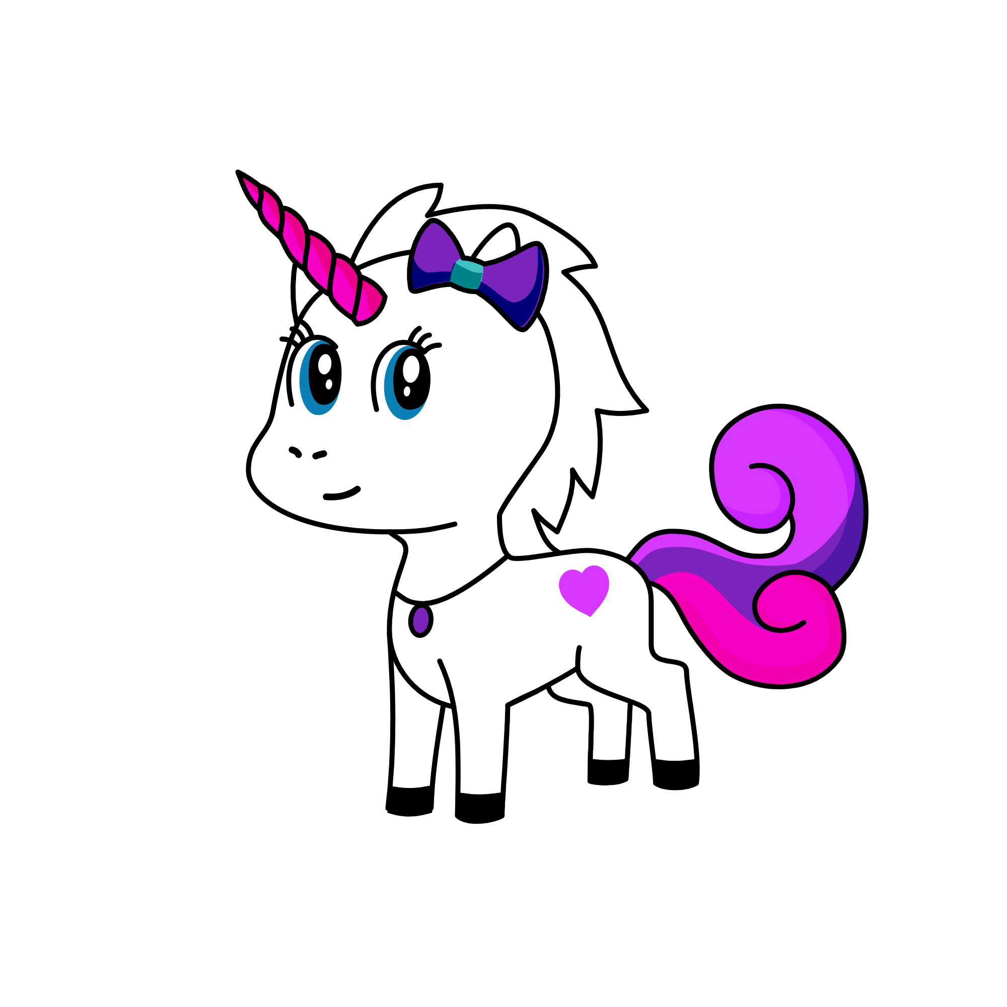 PINKY, the unicorn