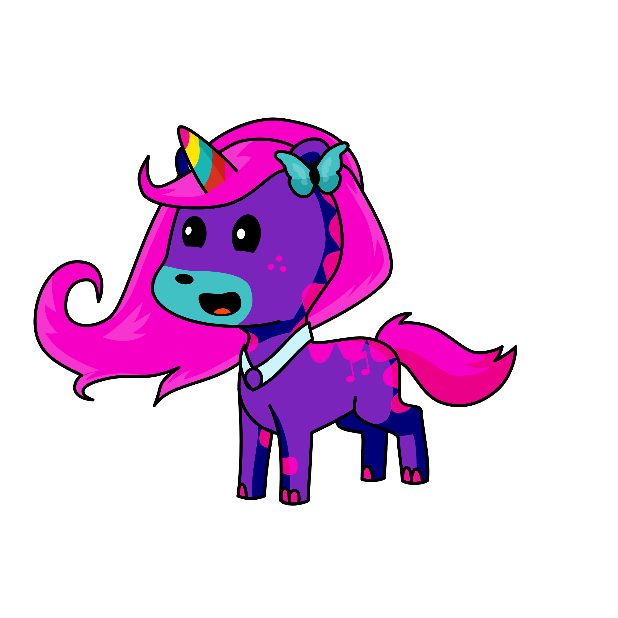 Pretty, the unicorn