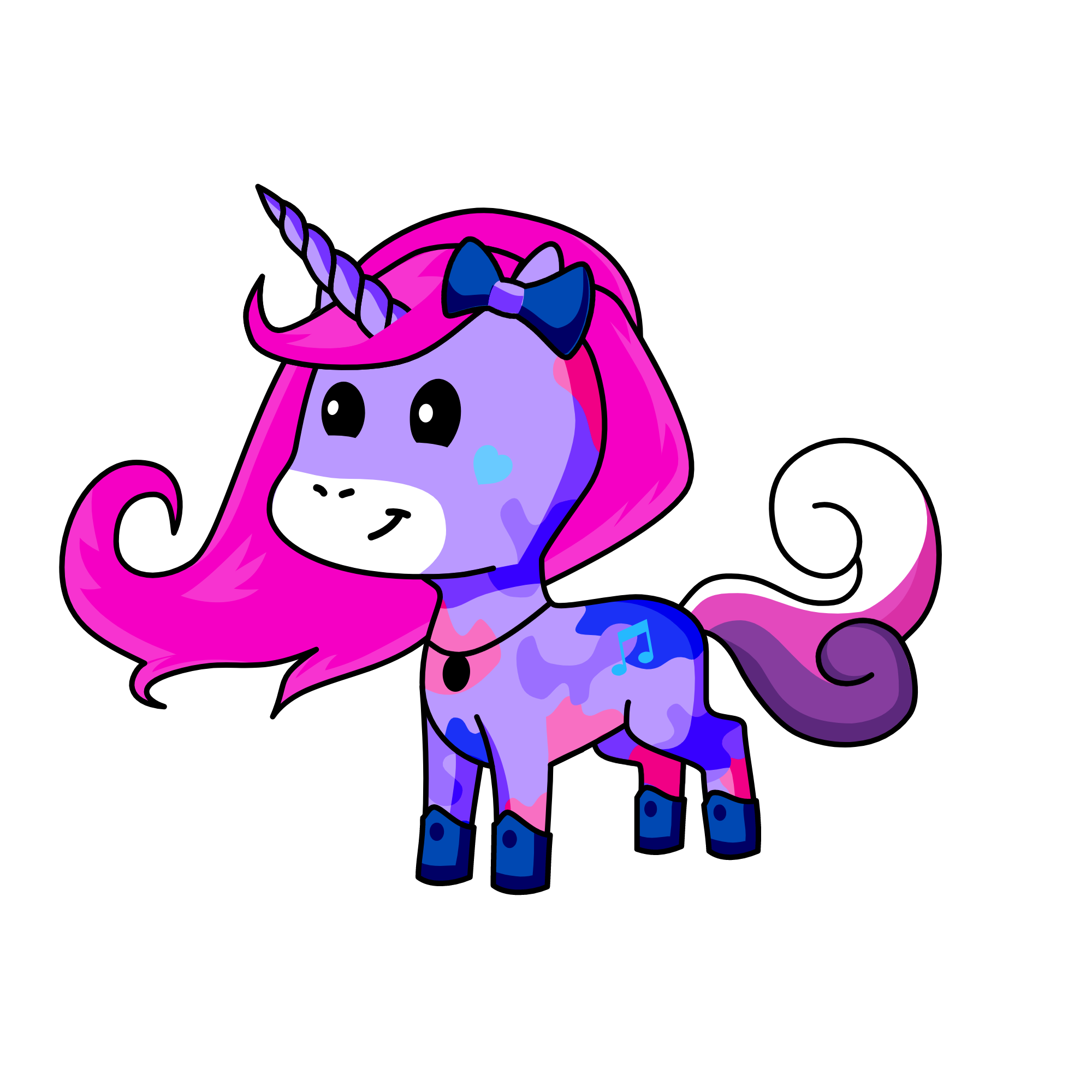 Snowy, the unicorn