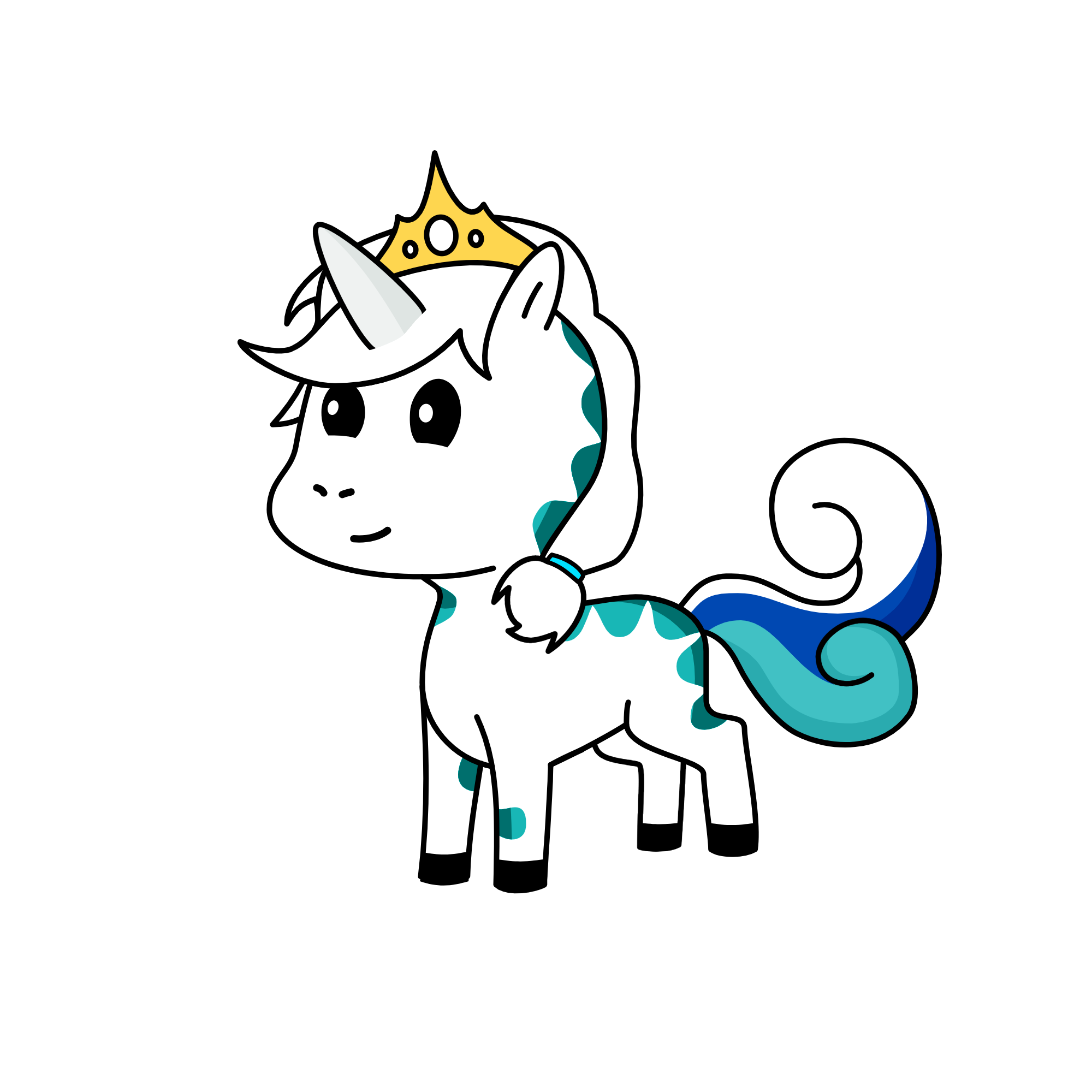 princess saturn ruby, the unicorn