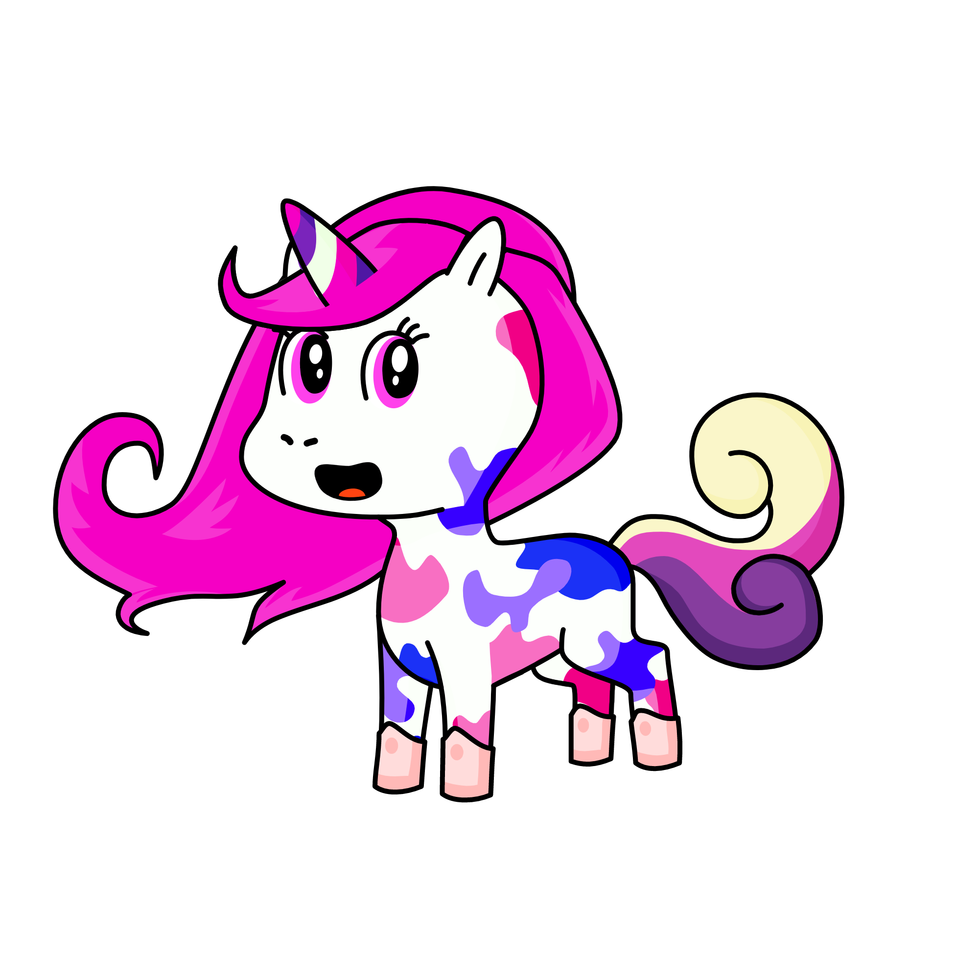 crazy, the unicorn