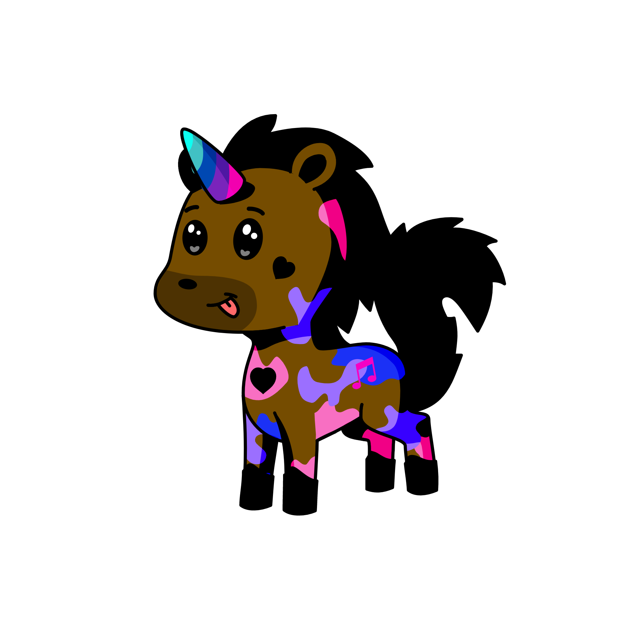 RAINBOWBEARPRINCESS, the unicorn