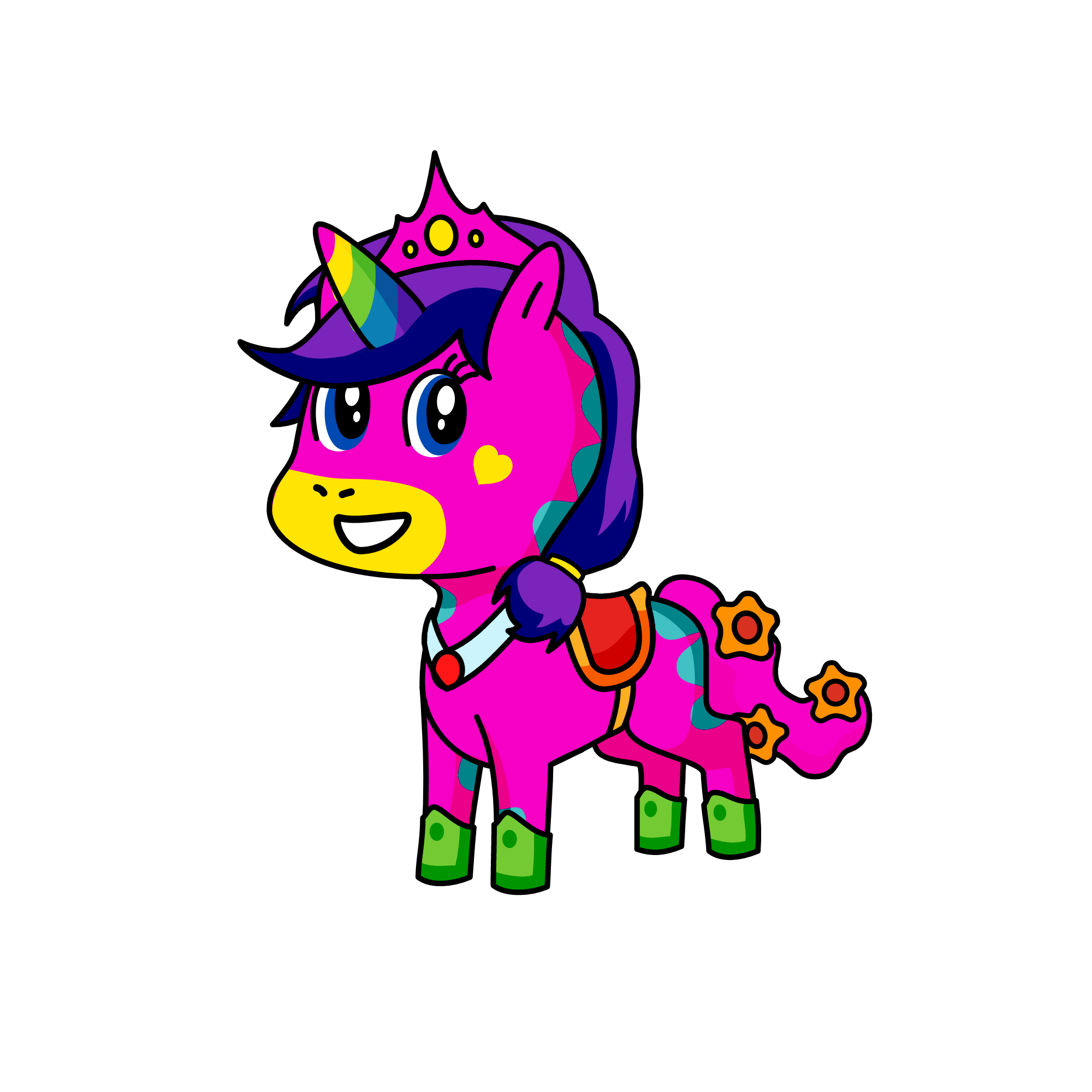 Princess Star Shimmer, the unicorn