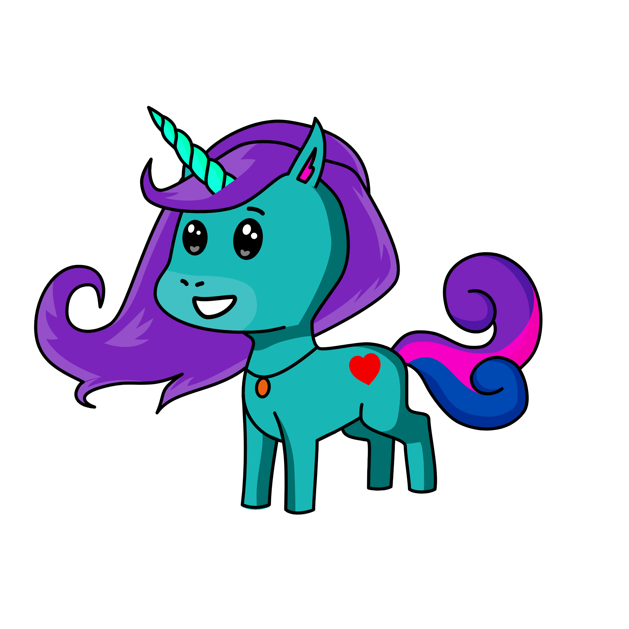 sandy, the unicorn