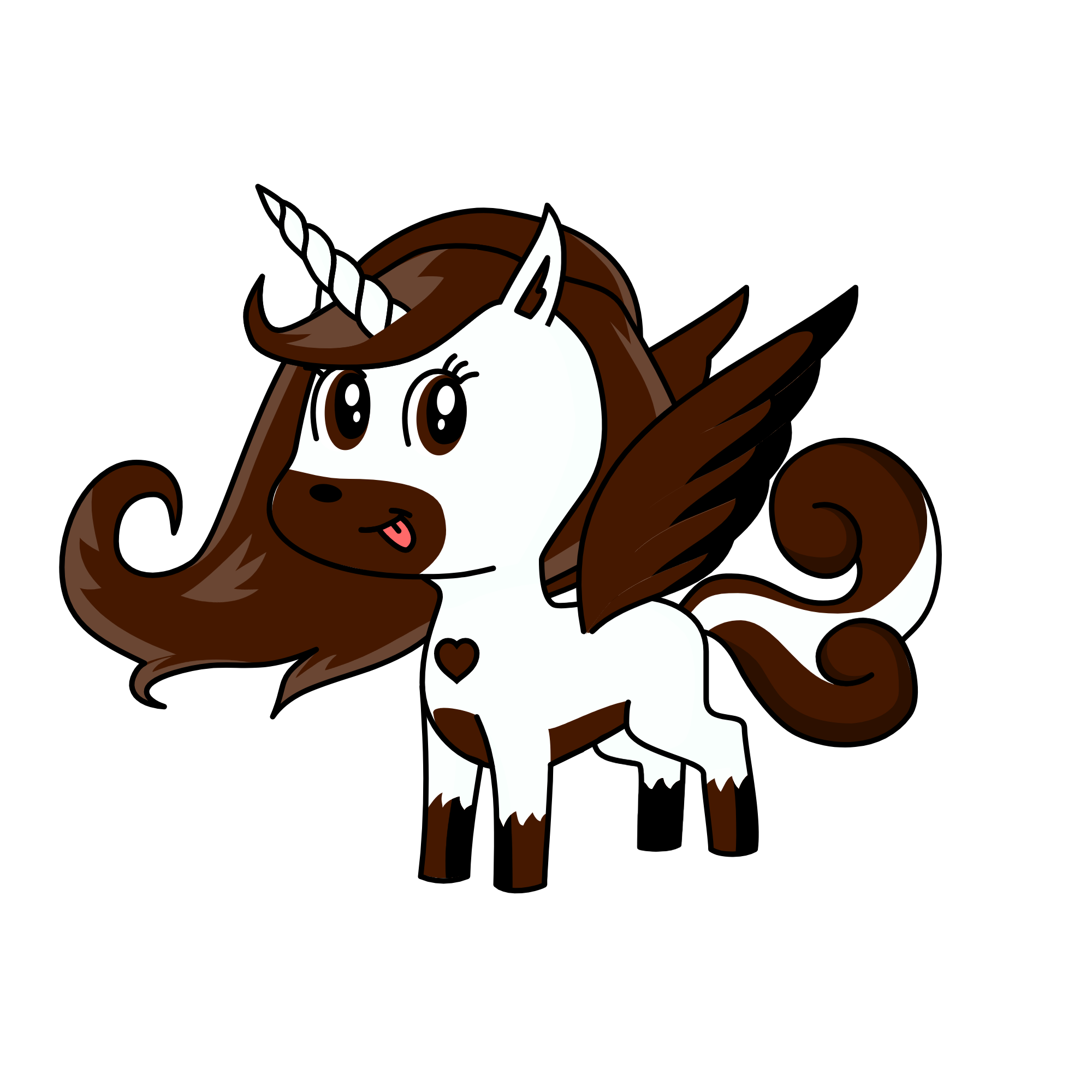 Mocha Cream, the unicorn