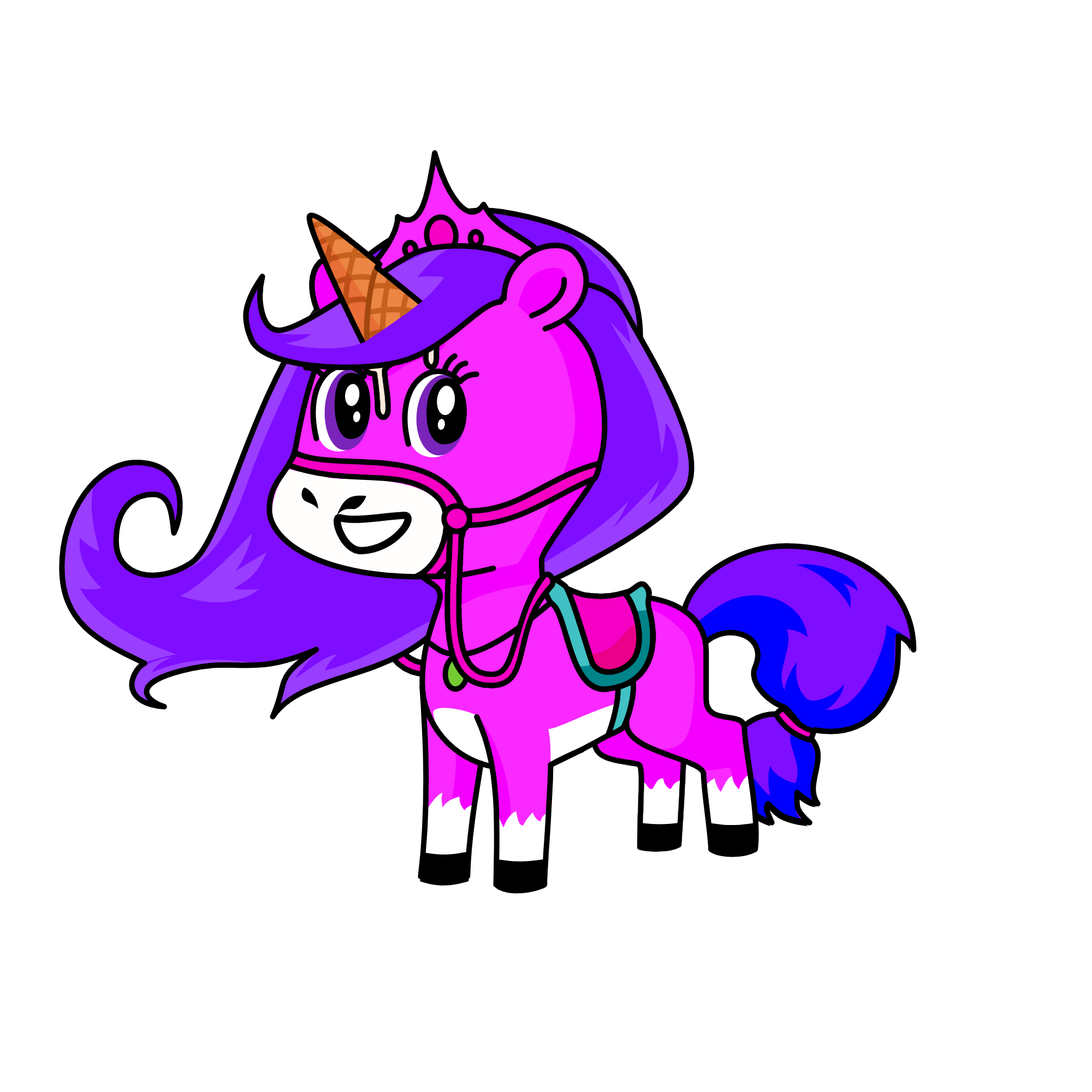 icecream head, the unicorn