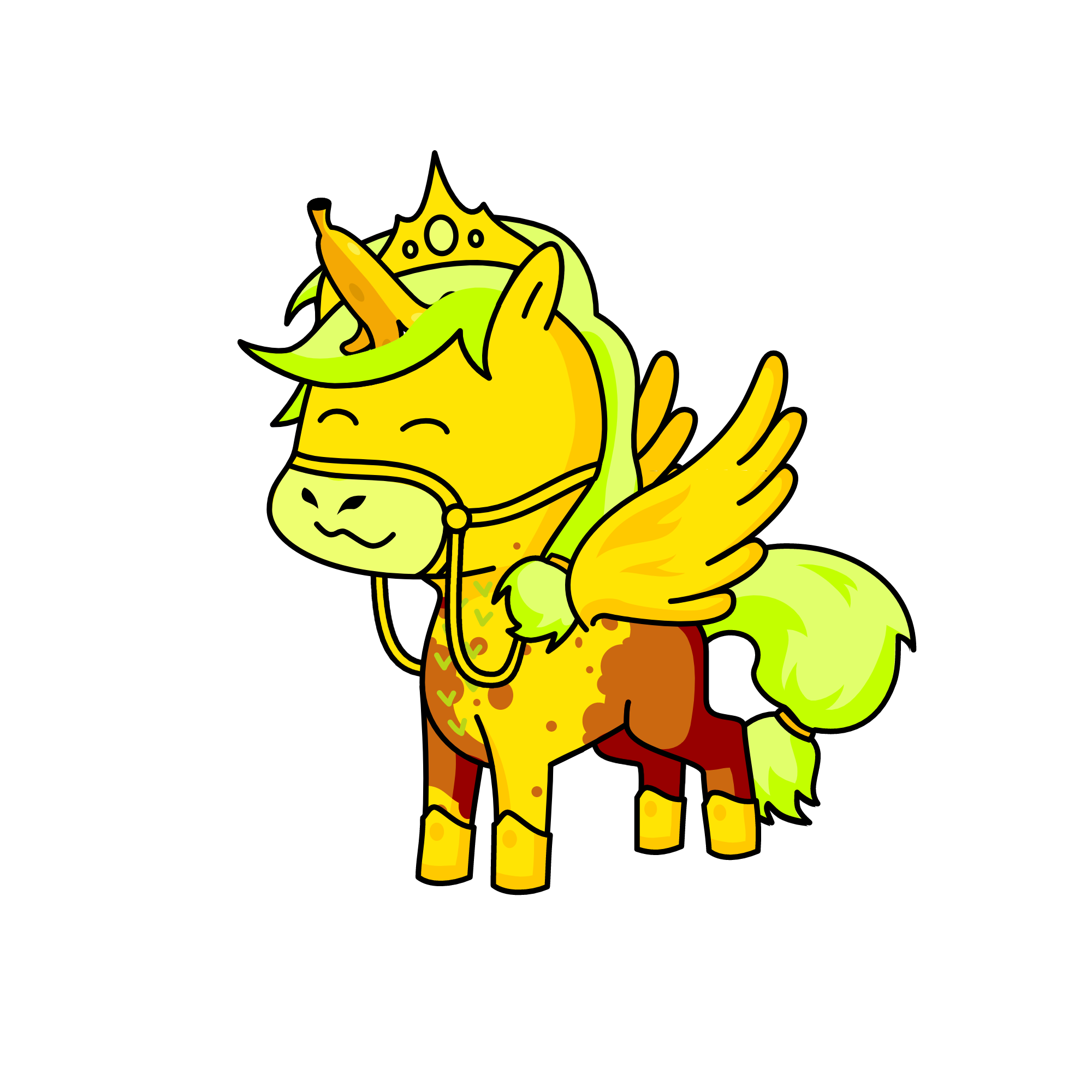 banana prinsses, the unicorn