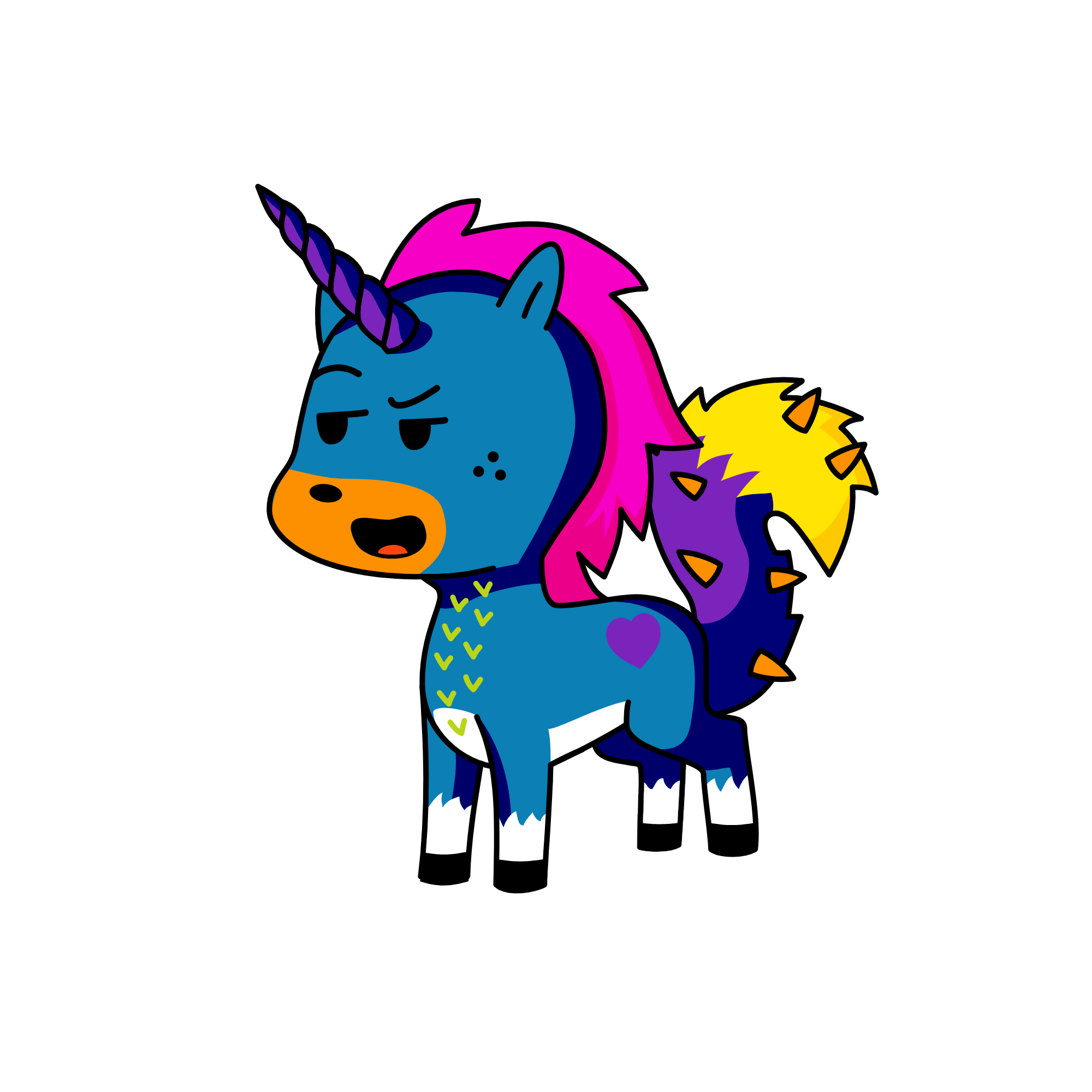 mister colufer, the unicorn