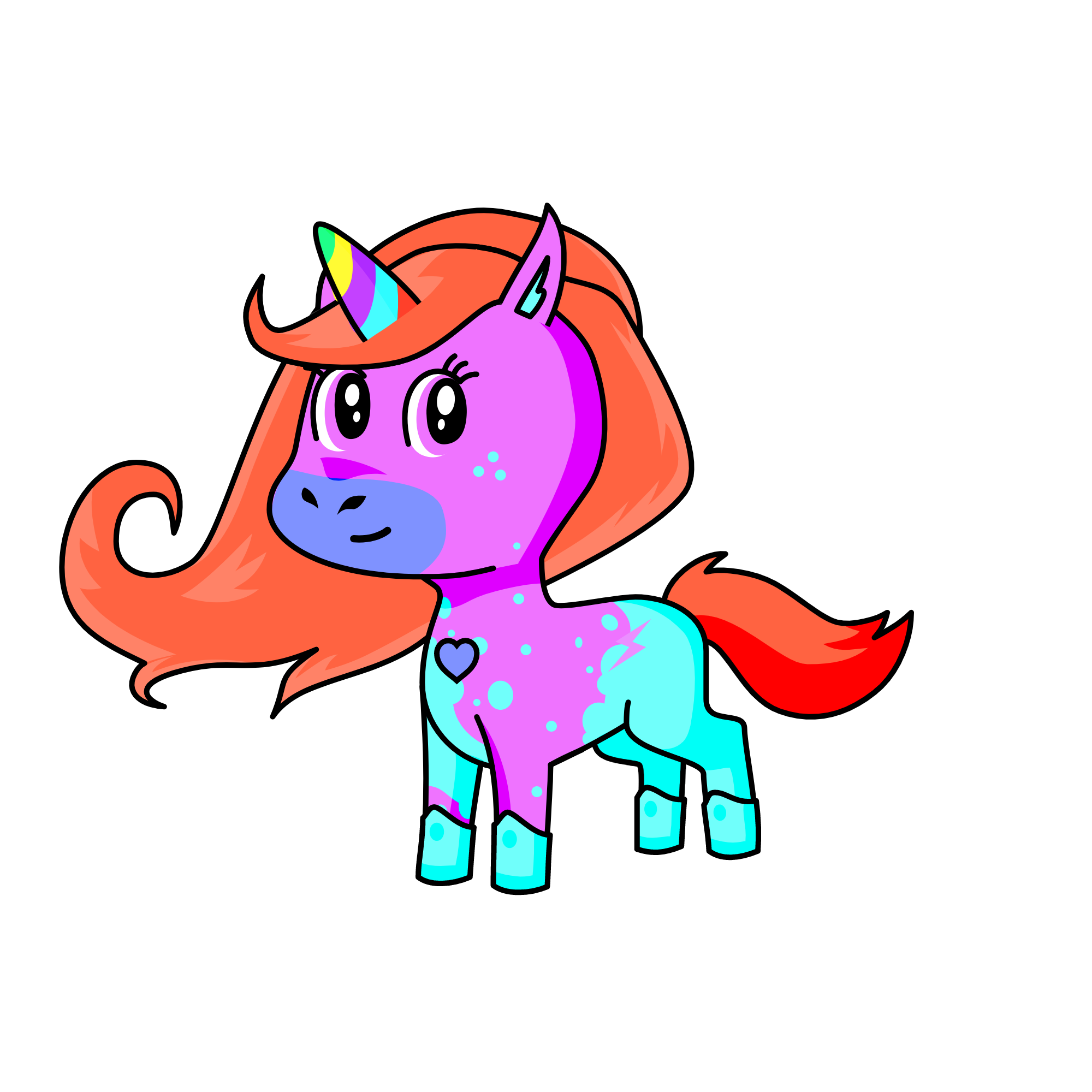 cutie , the unicorn