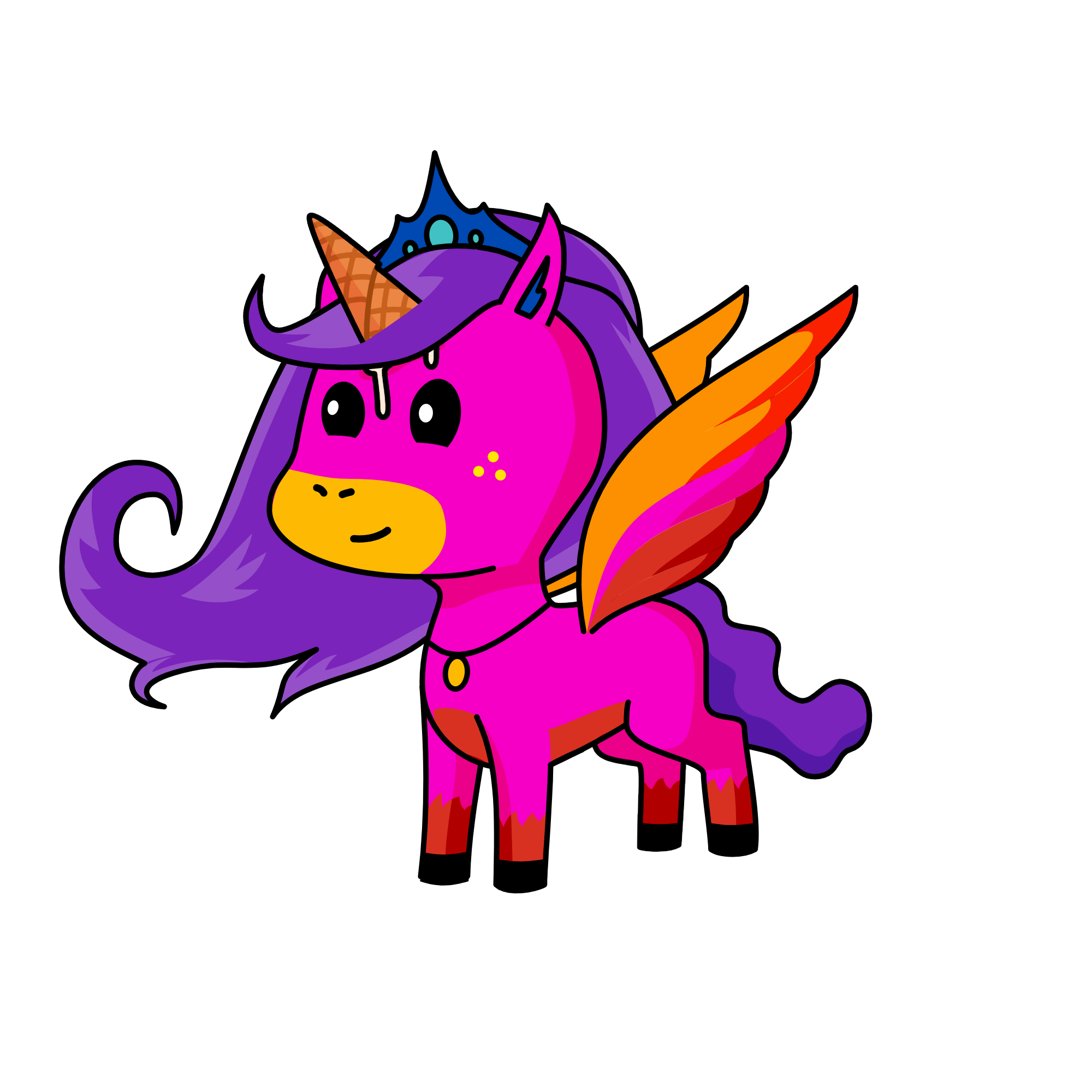 i dont know what to call her, the unicorn