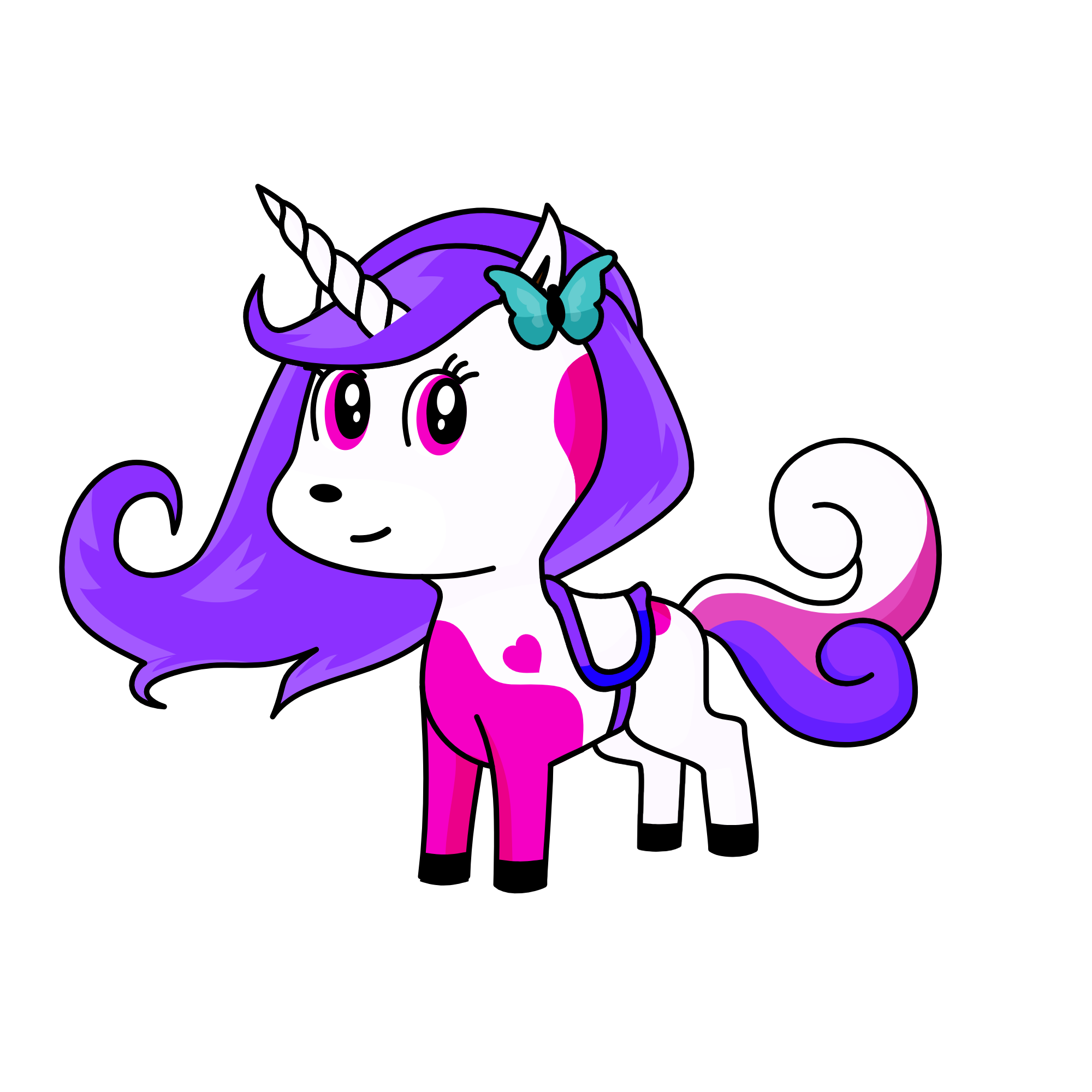 latte, the unicorn