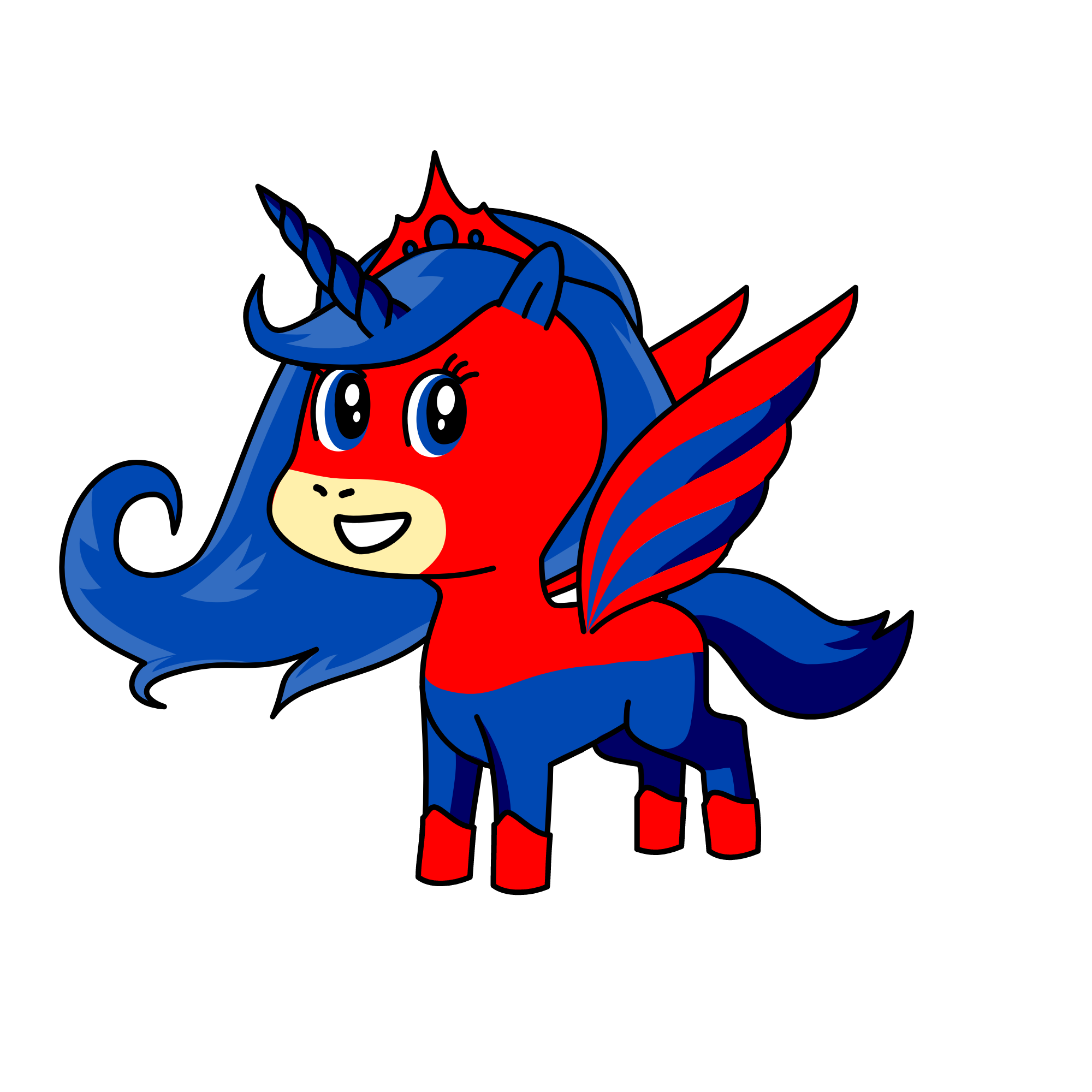 capten america, the unicorn