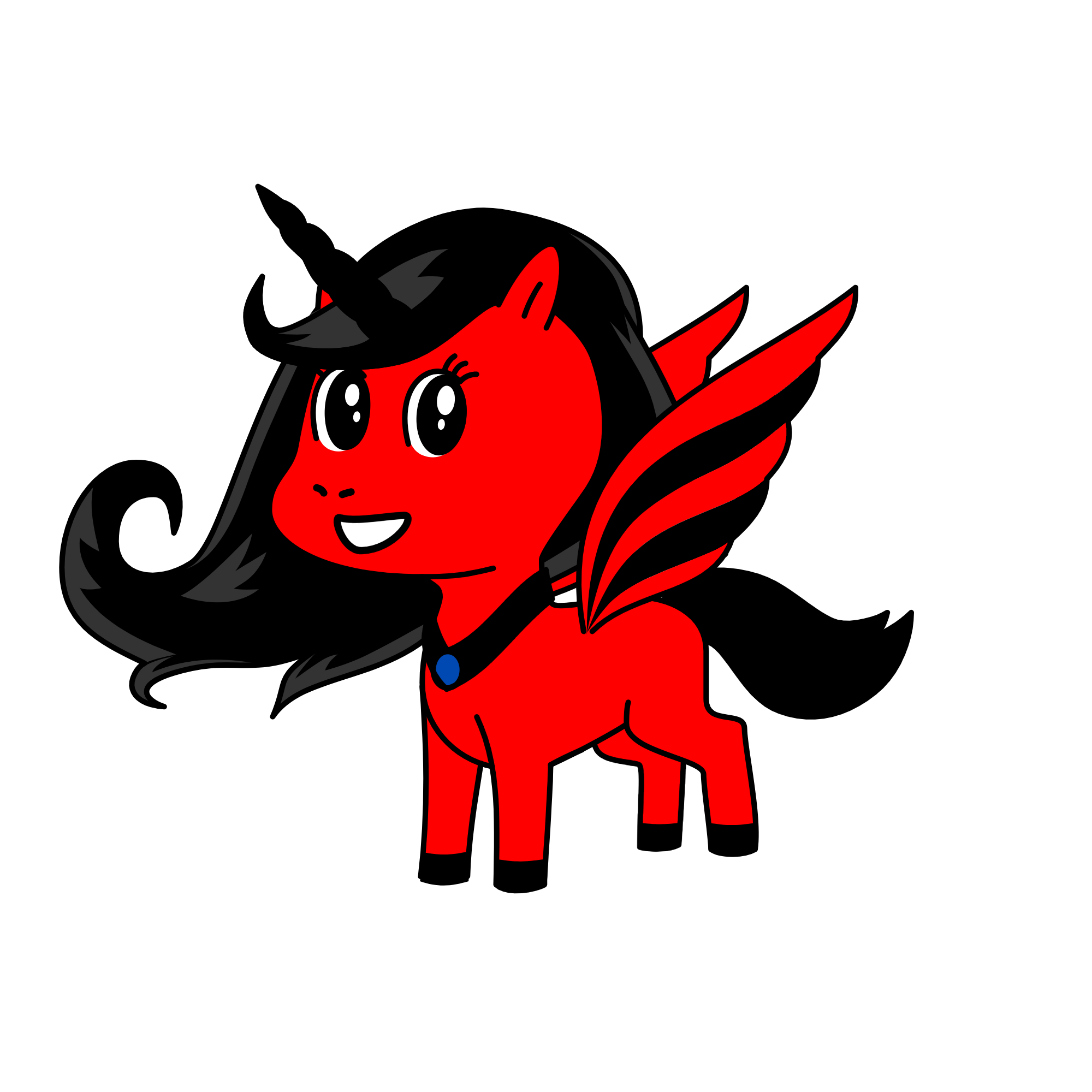 SPIDER GIRL, the unicorn