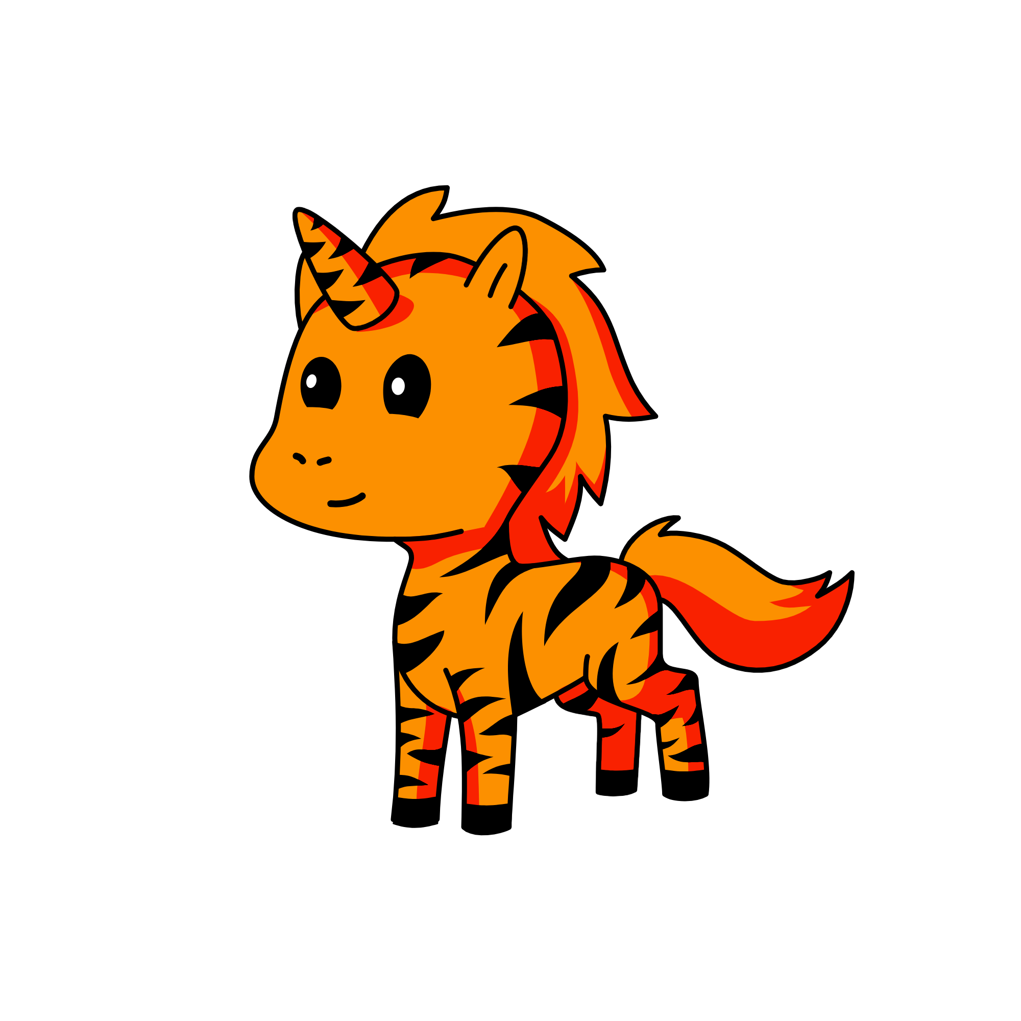 Tiger, the unicorn