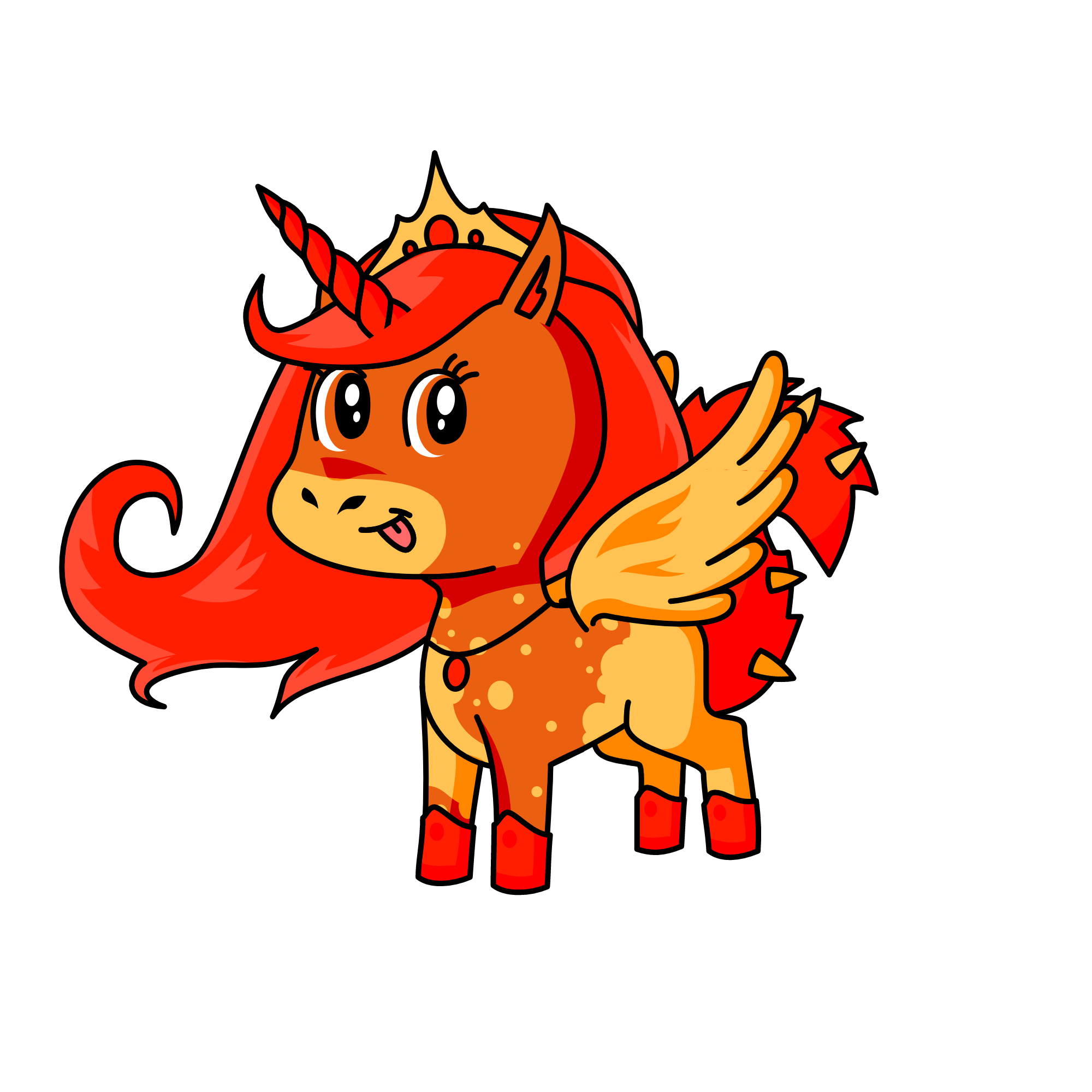 sand pony, the unicorn