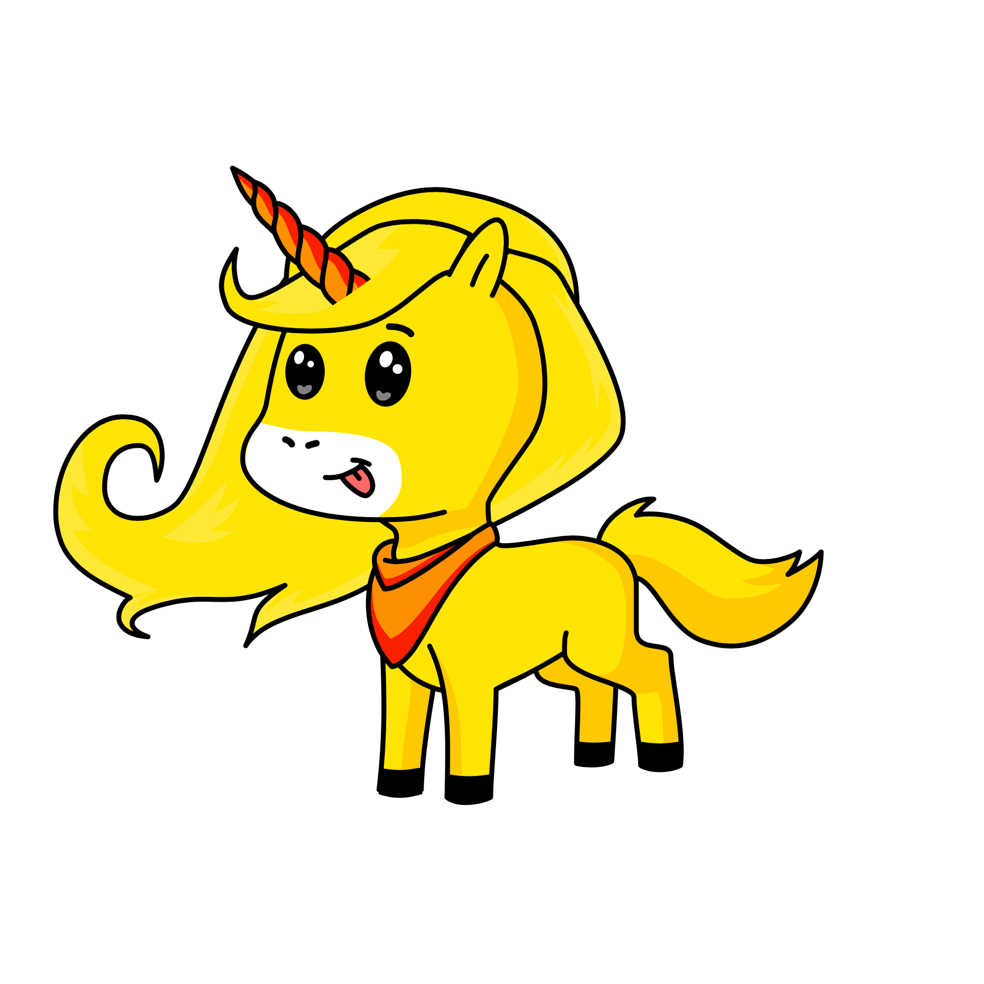 Sunny, the unicorn