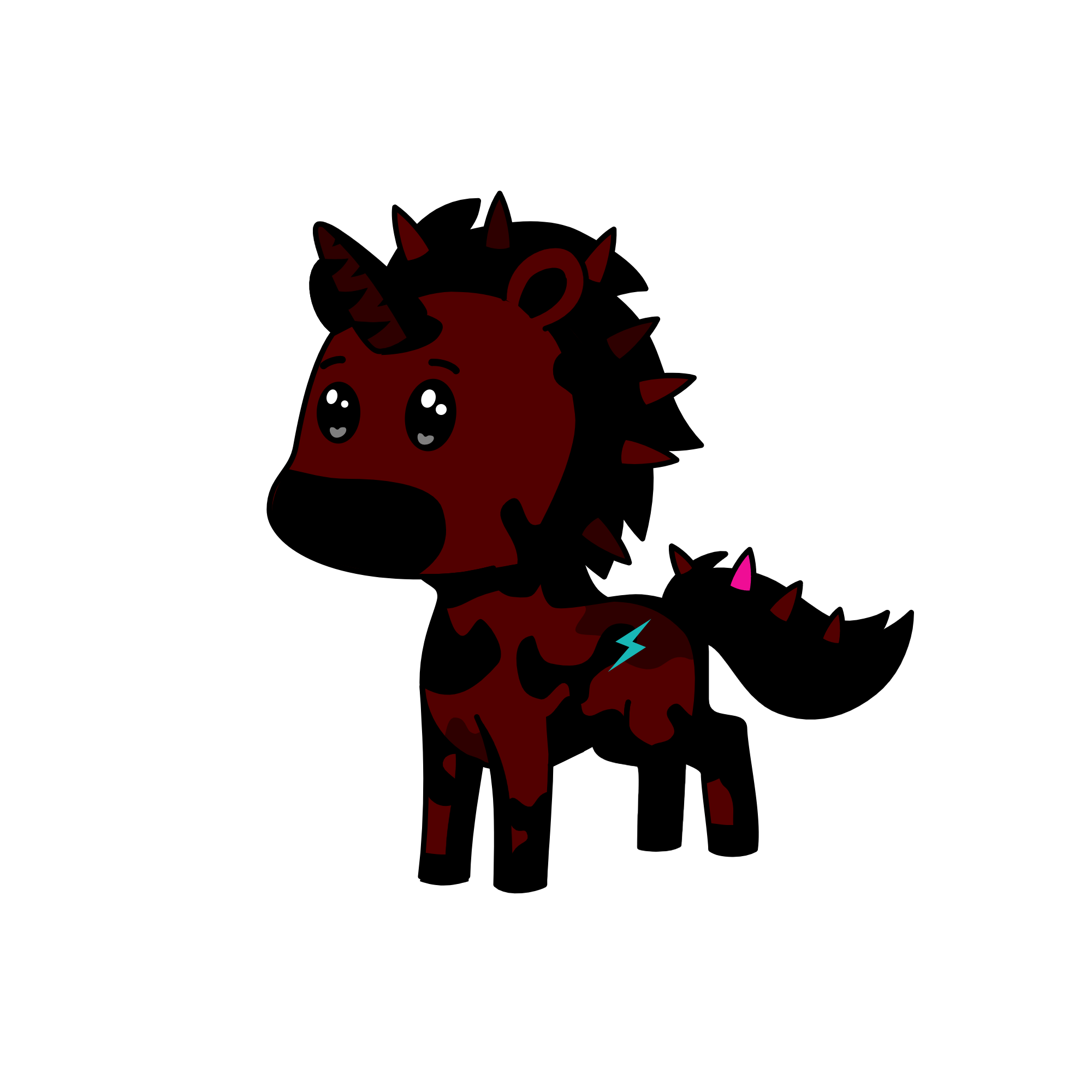 Spike, the unicorn