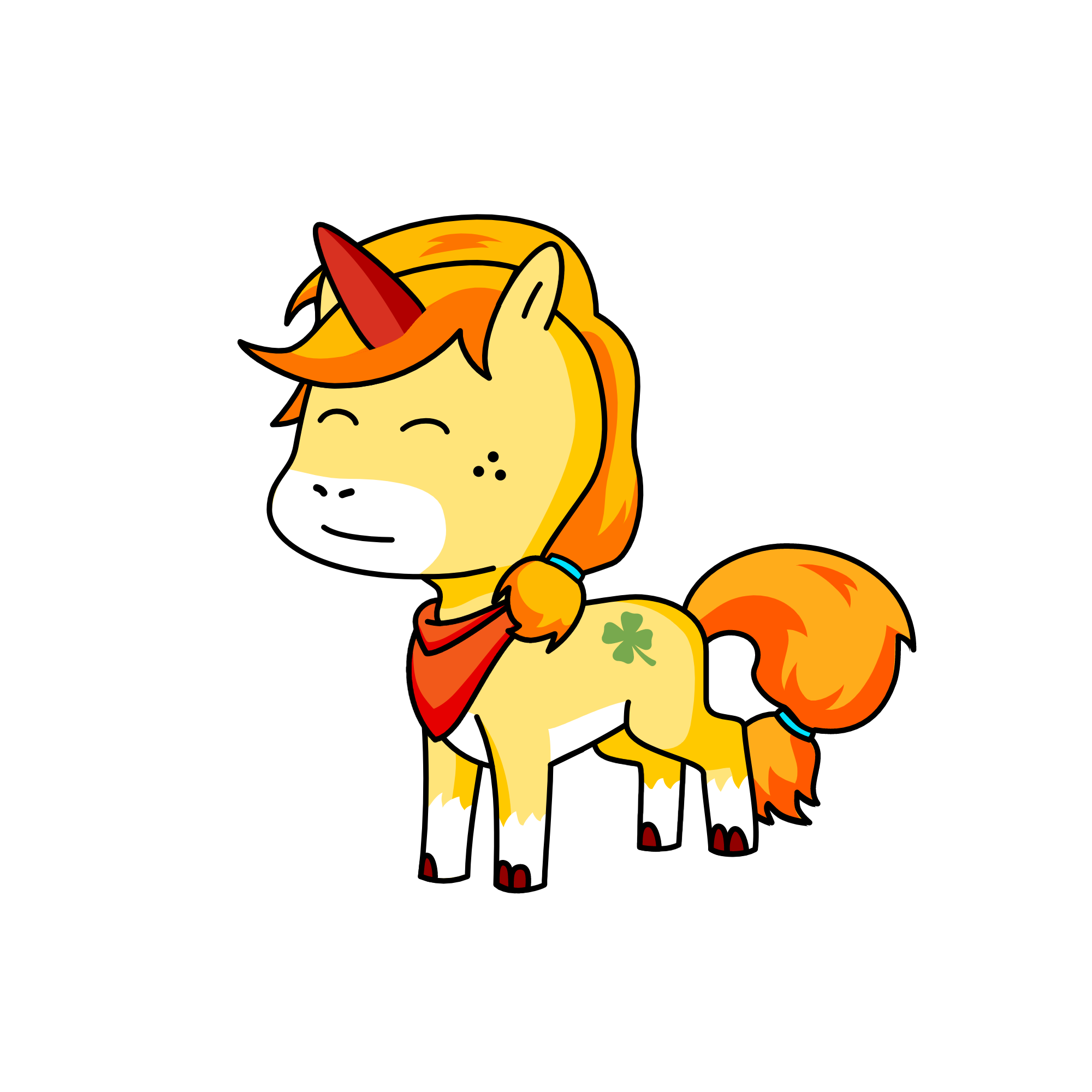 Applejack, the unicorn