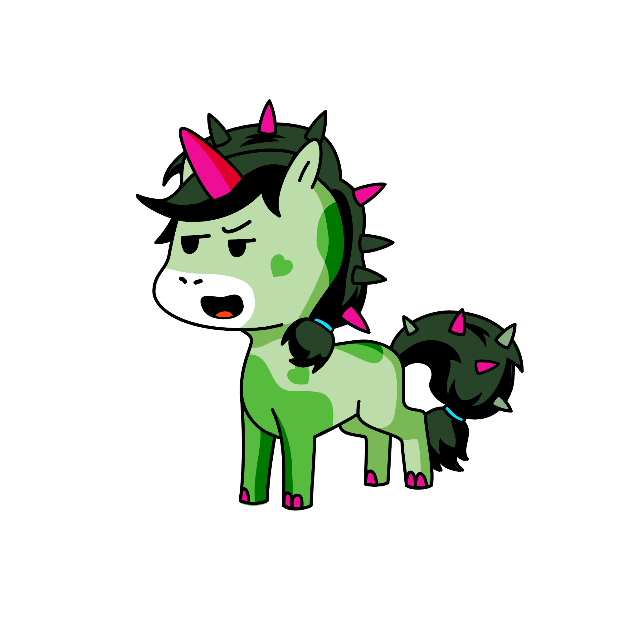 jungle top, the unicorn