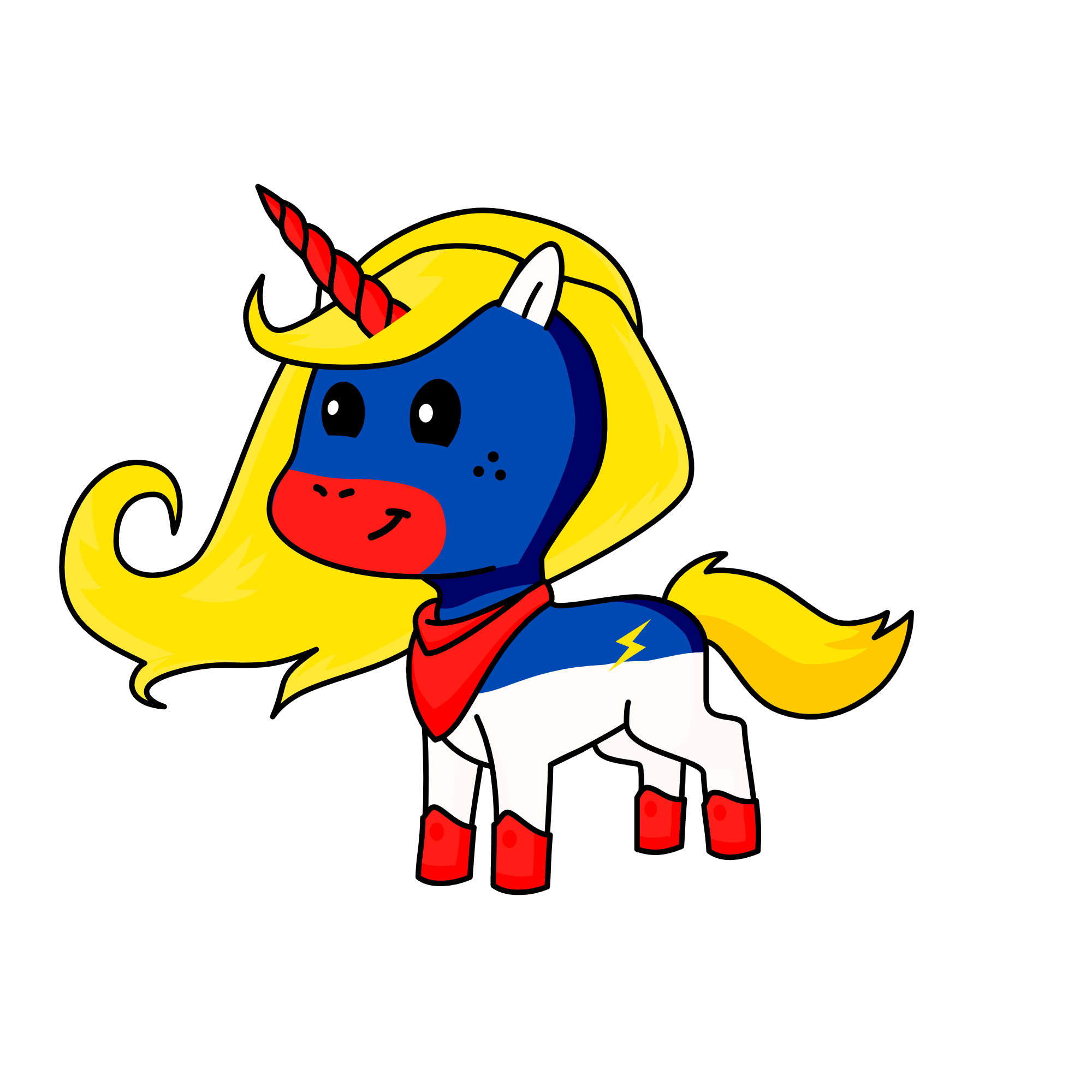 Captain Marvel, the unicorn