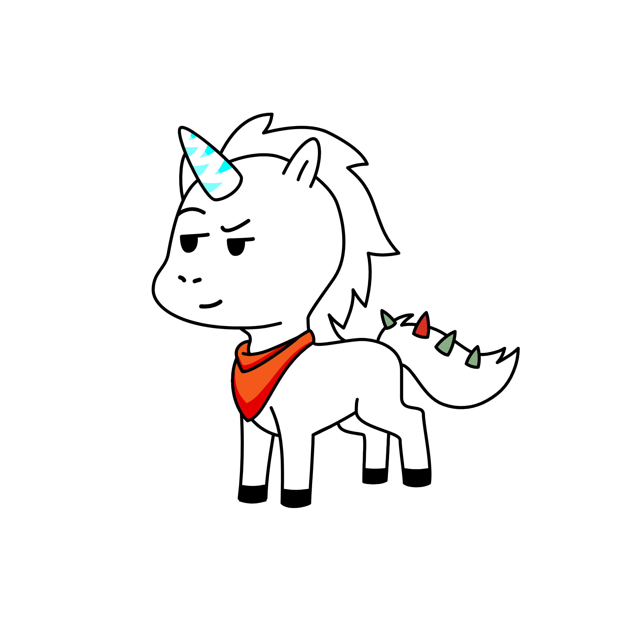 mr fluffle, the unicorn